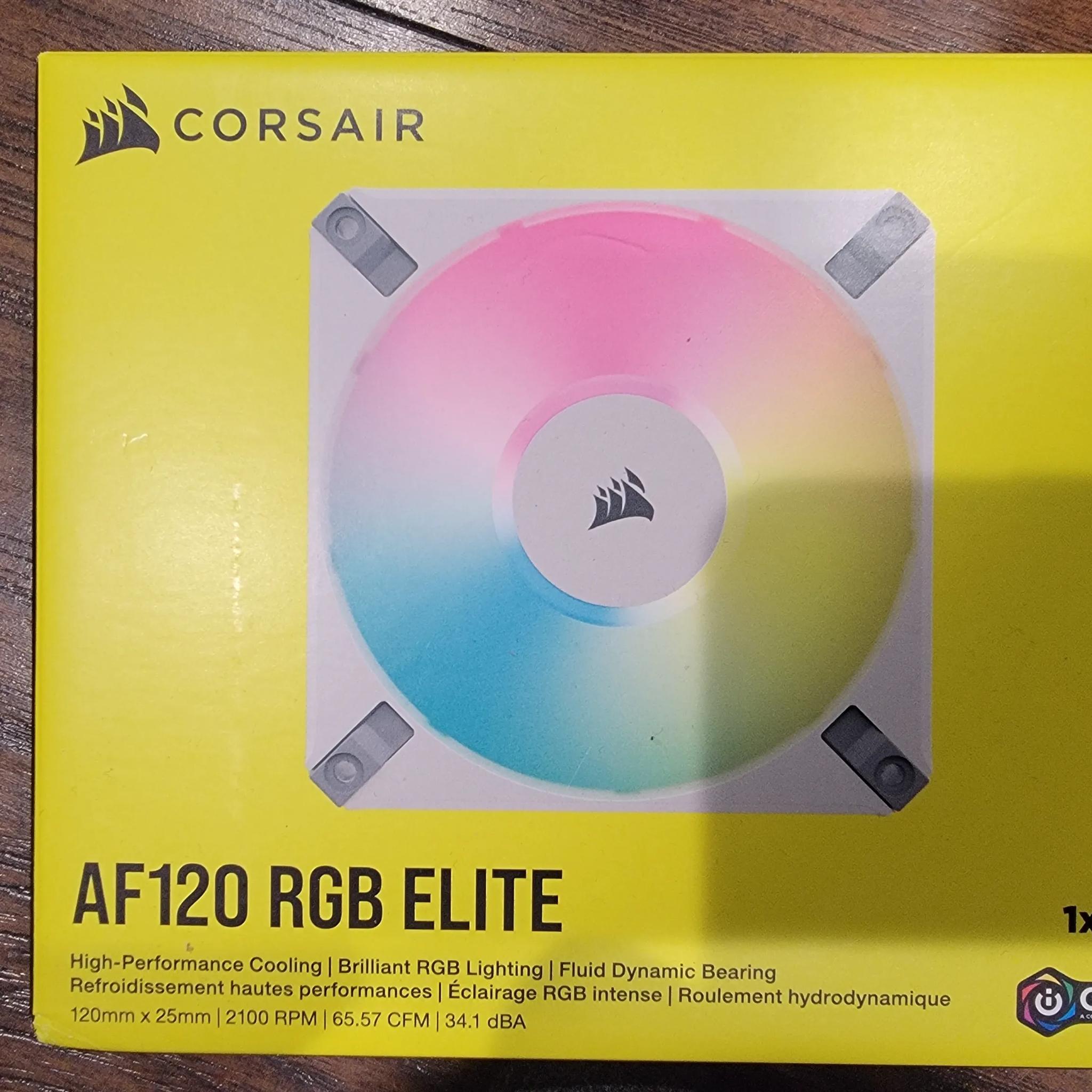 Corsair AF120 RGB Elite fans(3 each)