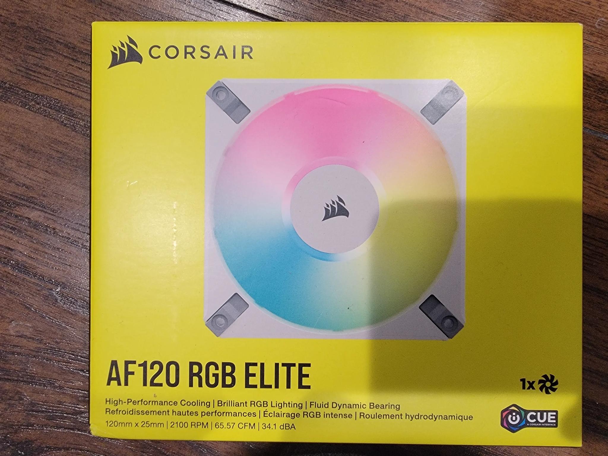 Corsair AF120 RGB Elite fans(3 each)