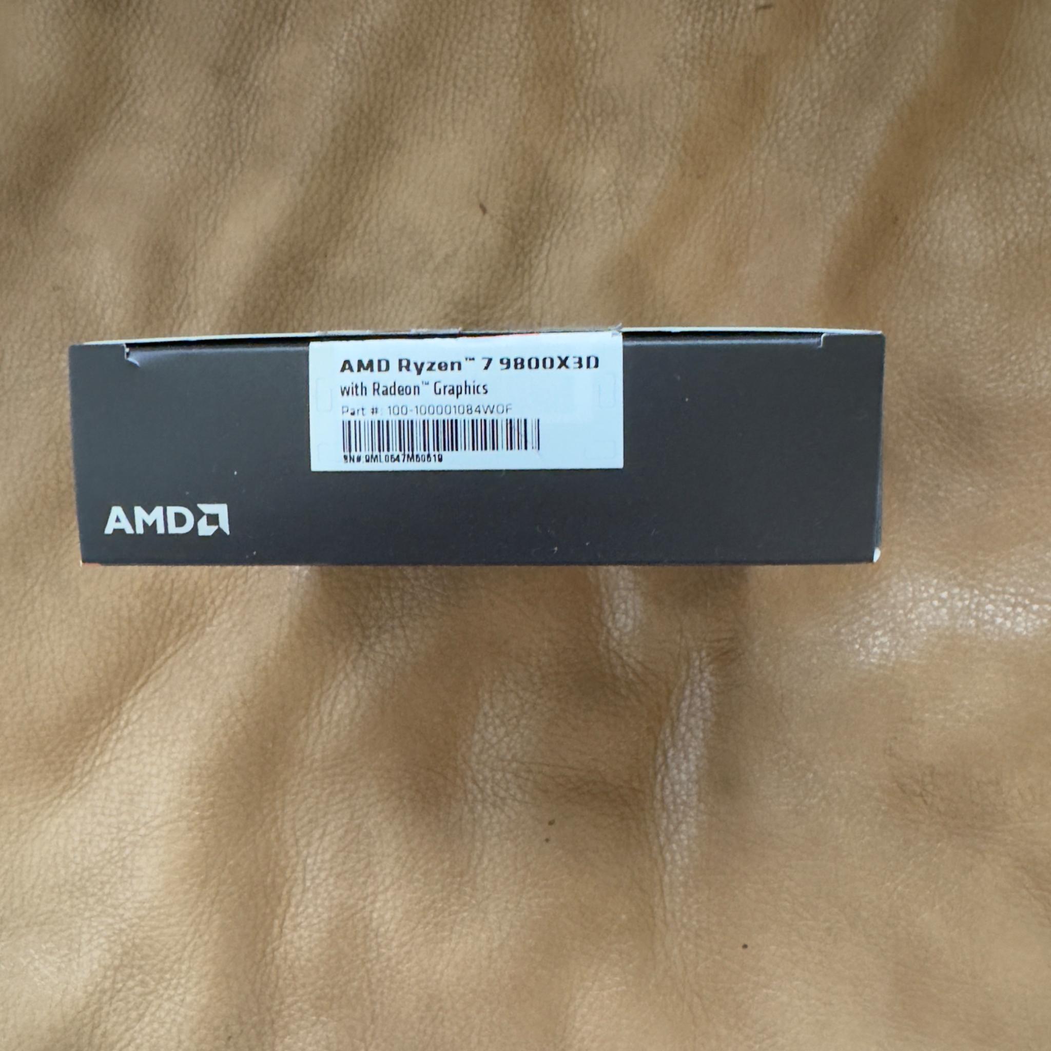 AMD Ryzen 7 9800X3D - Ryzen 7 9000 Series Zen 5 8-Core 5.2 GHz