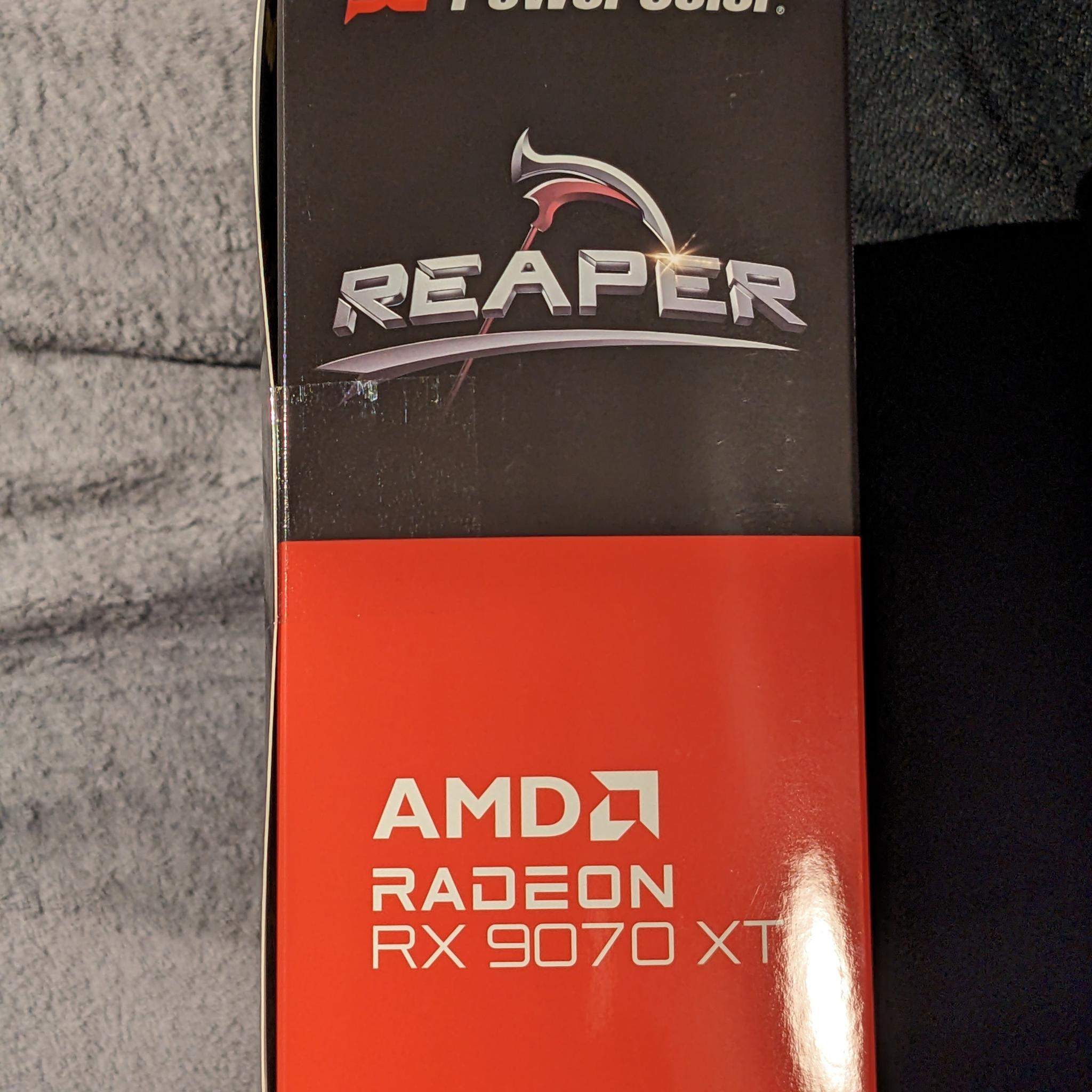 NEW SEALED PowerColor Reaper AMD Radeon RX 9070 XT 16GB GDDR6 Graphics Card