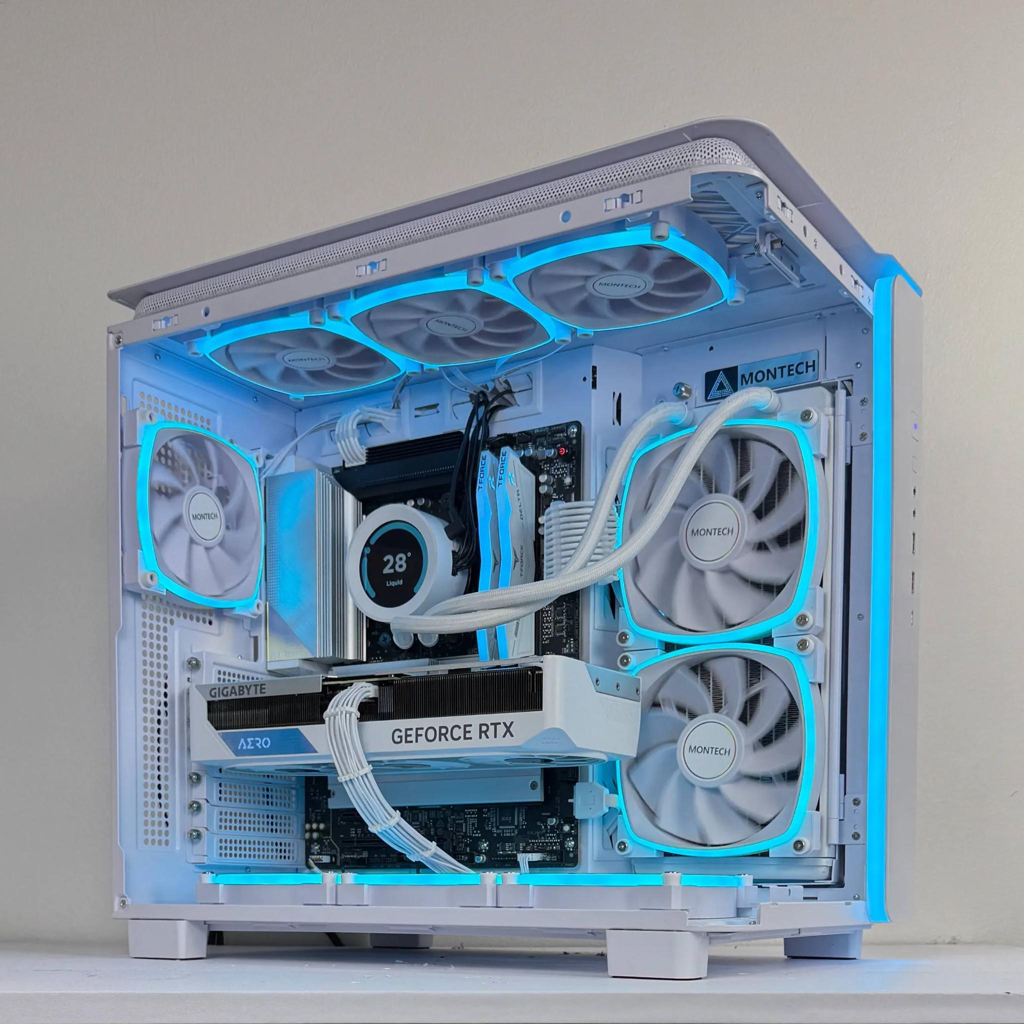 🌨 Blizzard 🌨  | 4k Streaming PC | Ryzen 7 7800X3D | Gigabyte RTX 4070 Ti | 32GB DDR5 6000MHz