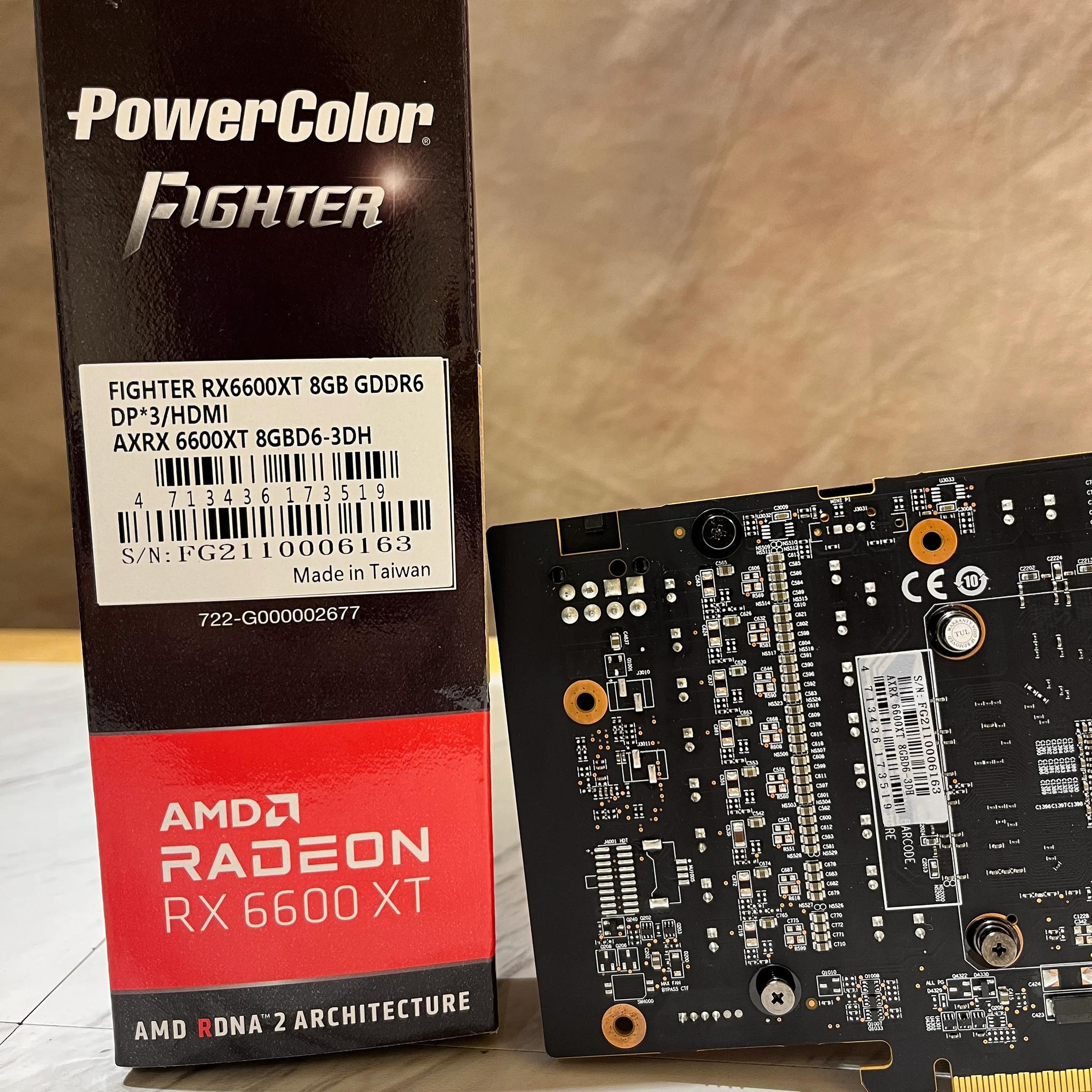 Like new AMD PowerColor RX 6600 XT