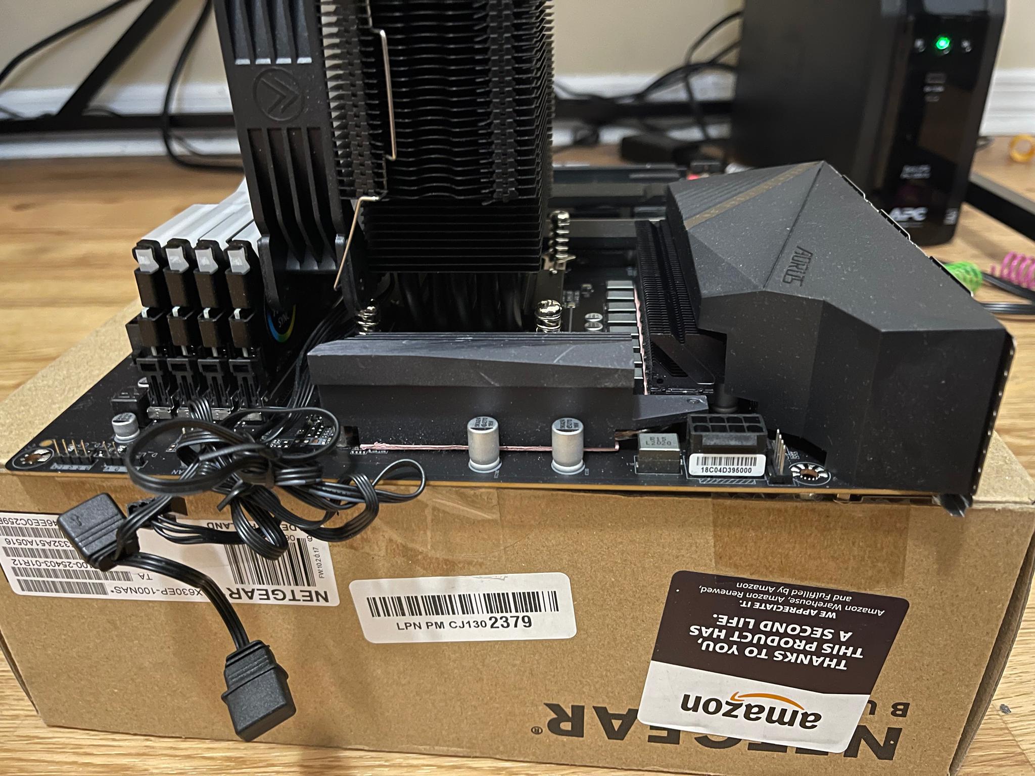GIGABYTE B550 AORUS PRO AC With Ryzen 1700x, 32GB Ram