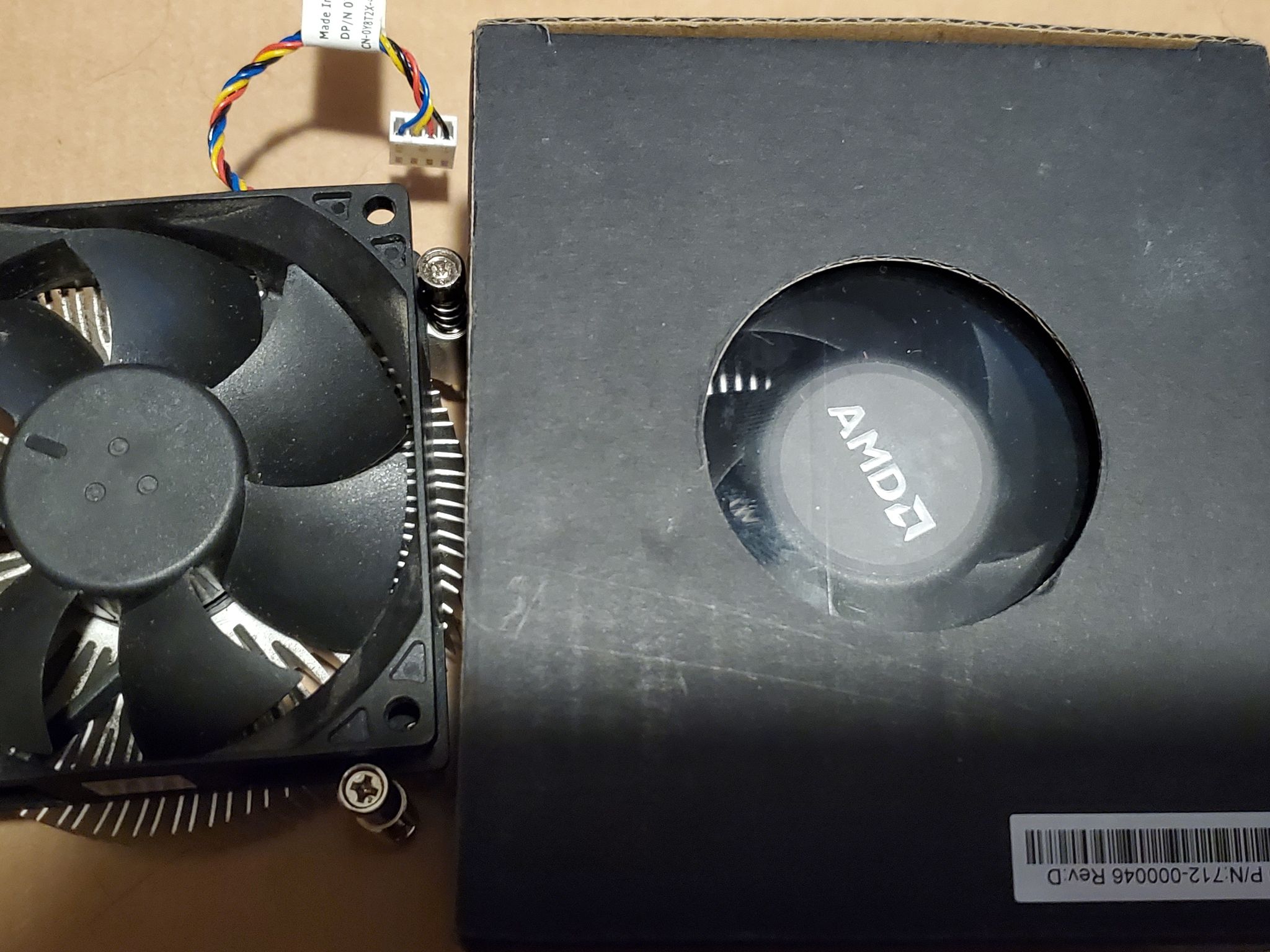 2for1 cpu coolers Dell intel and AMD stock coolers