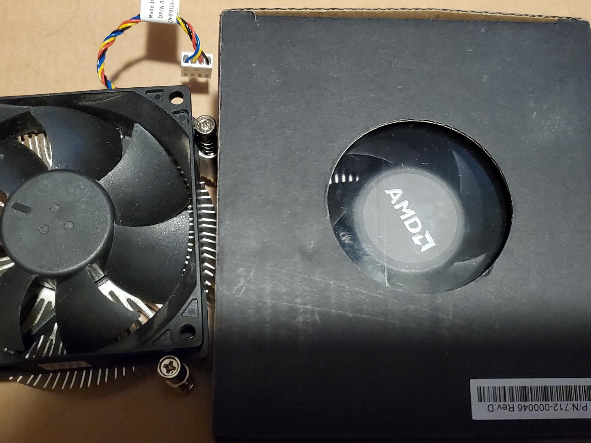 2for1 cpu coolers Dell intel and AMD stock coolers