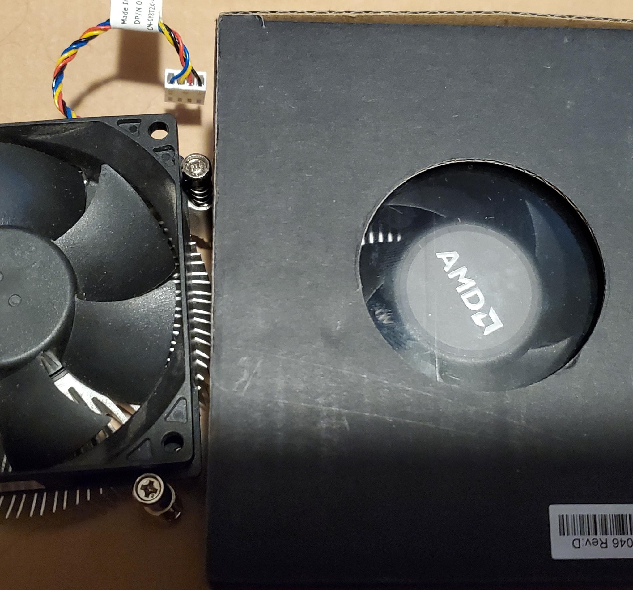 2for1 cpu coolers Dell intel and AMD stock coolers