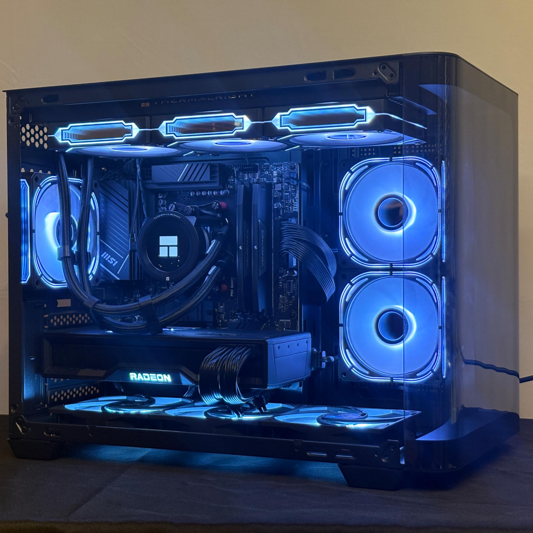 🖤 4K Gamer | RX 6950XT | Ryzen 5 9600X | 32GB DDR5 | Customizable LCD Liquid Cooler