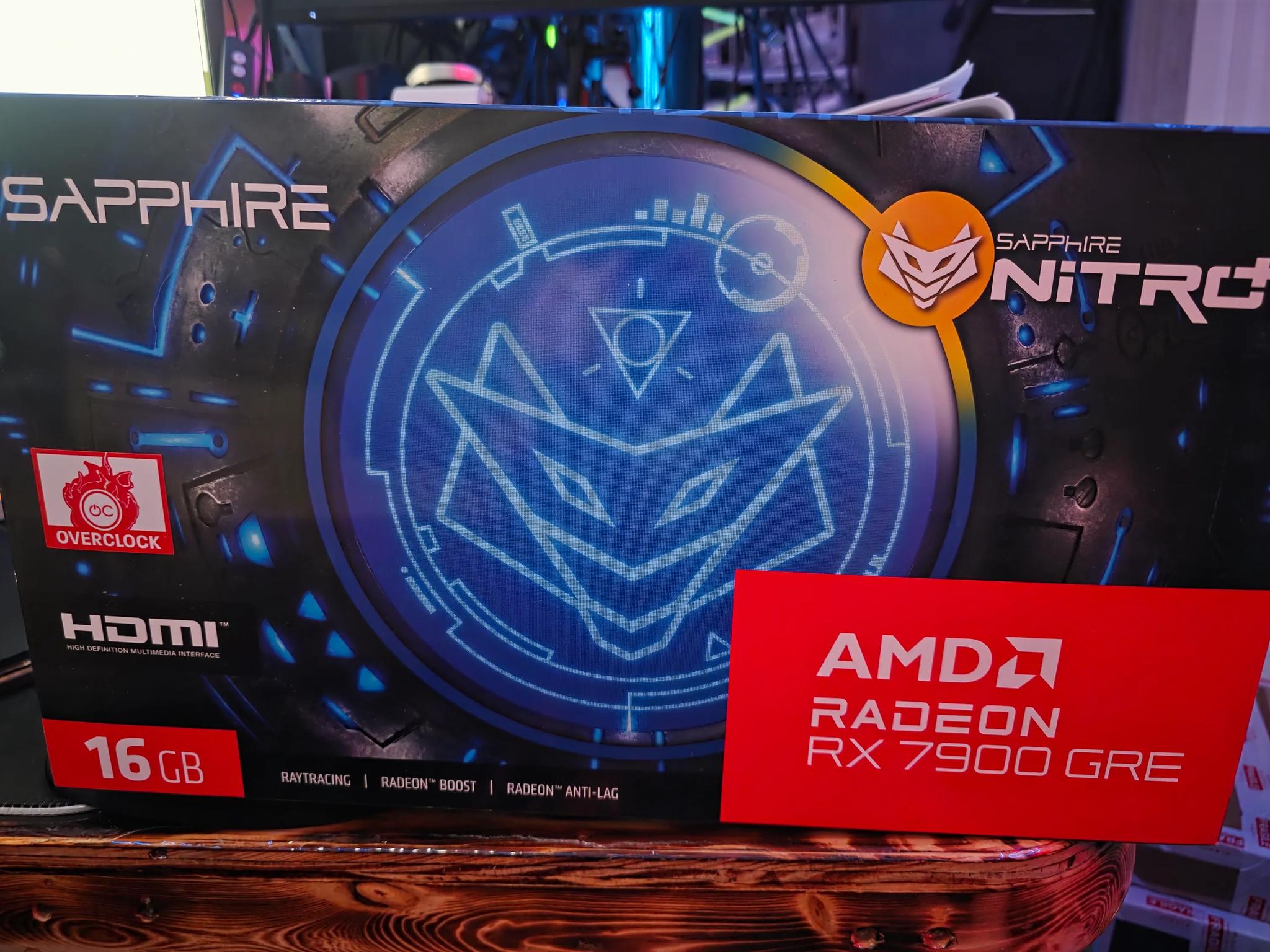 Sapphire Nitro+ AMD Radeon RX 7900 GRE 16GB GDDR6 Gaming GPU - New, Sealed, High Demand