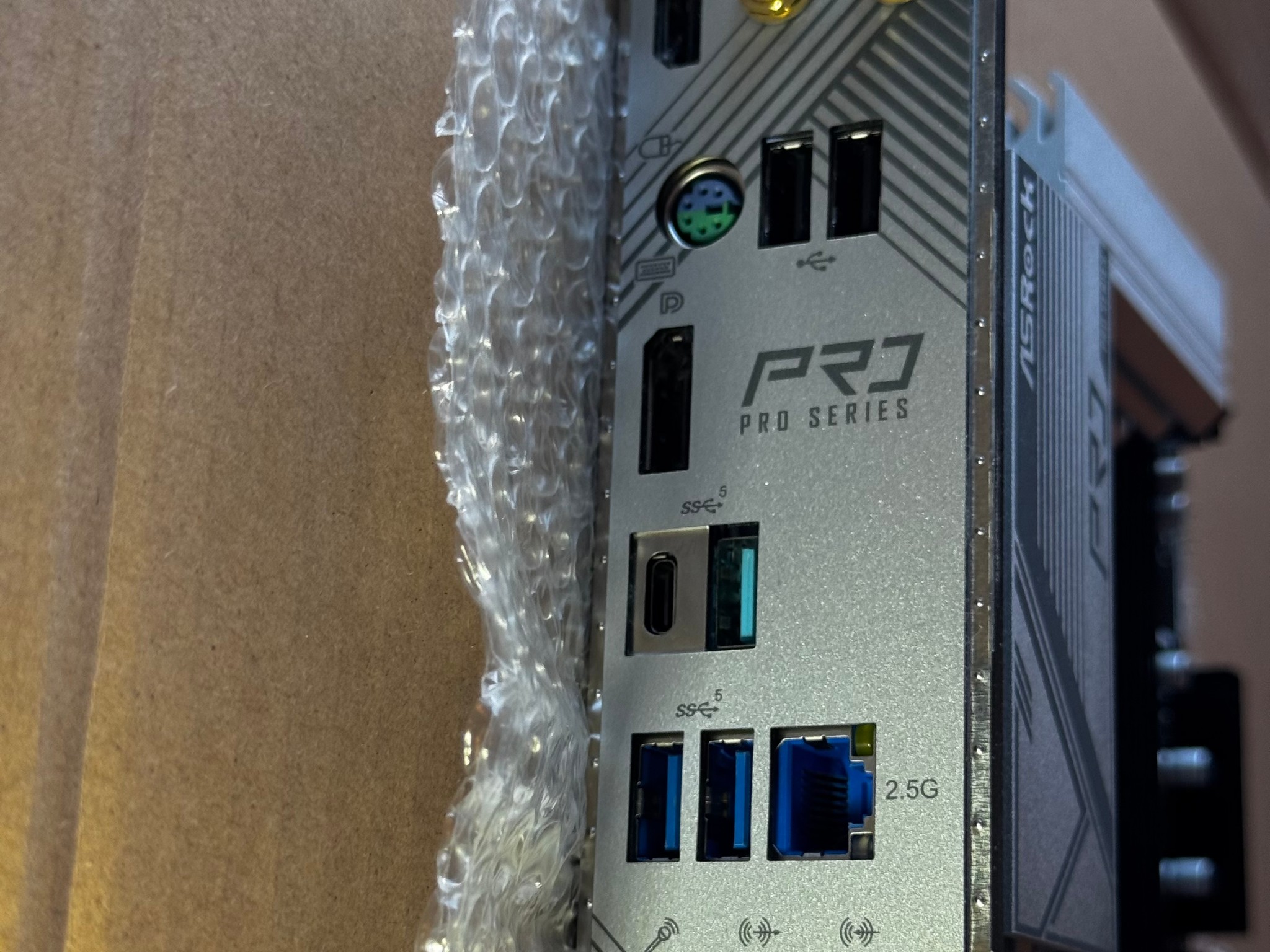 ASRock B760M Pro RS DDR5 Motherboard + Installed Intel Wi-Fi 6 AX200 Kit
