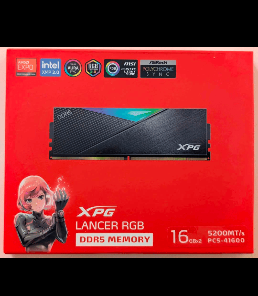 XPG Lancer 32GB DDR5 5200MHz RGB