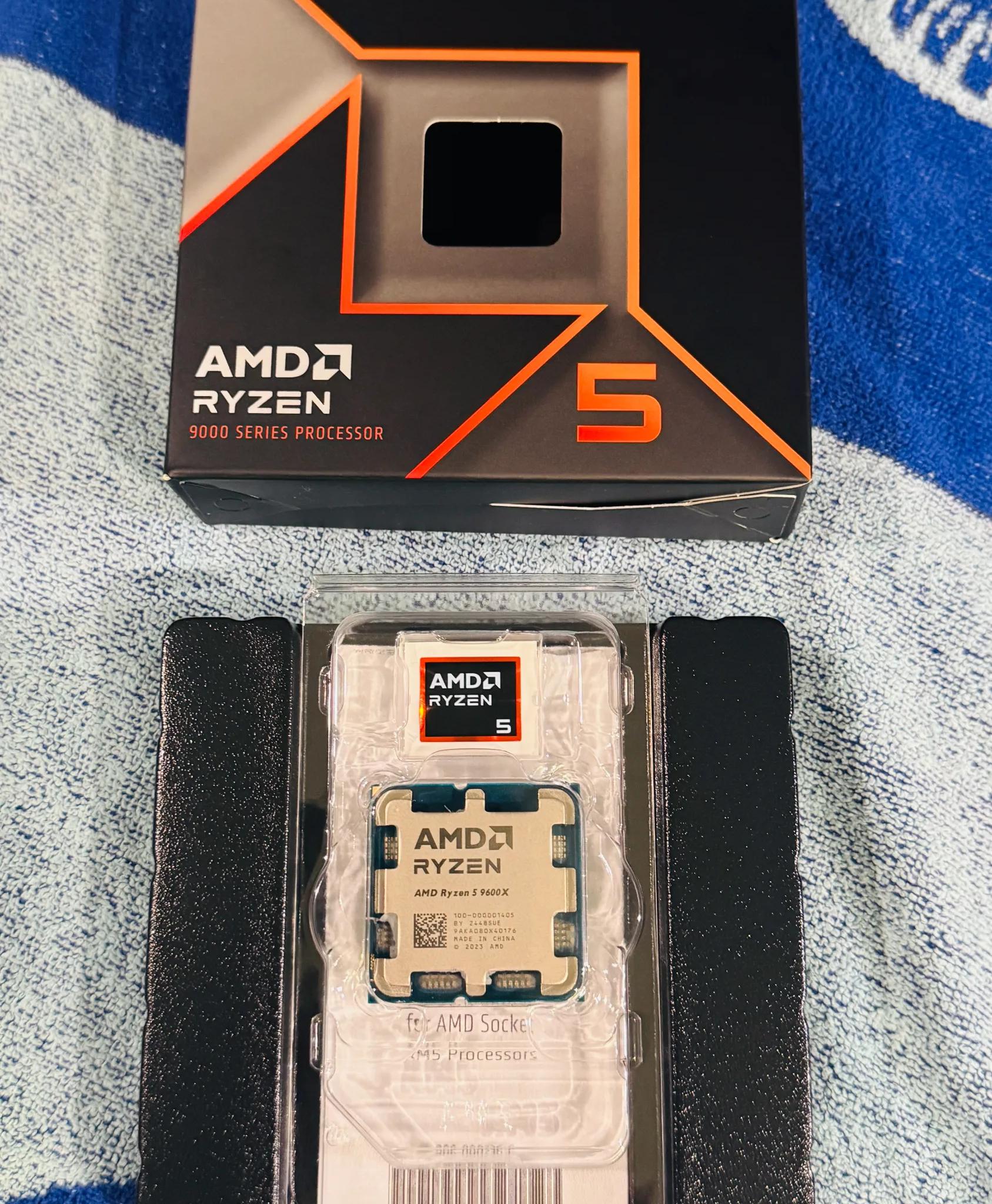 Ryzen 5 9600X AM5 CPU-Like New/Used only for 6 weeks - Includes Box/Orig. Packaging - Ships Fast