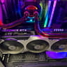 Ryzen9 9950x3d RTX5080 32gb ddr5 Custom Water Loop Corsair Components 360mm rad, pump/res combo argb