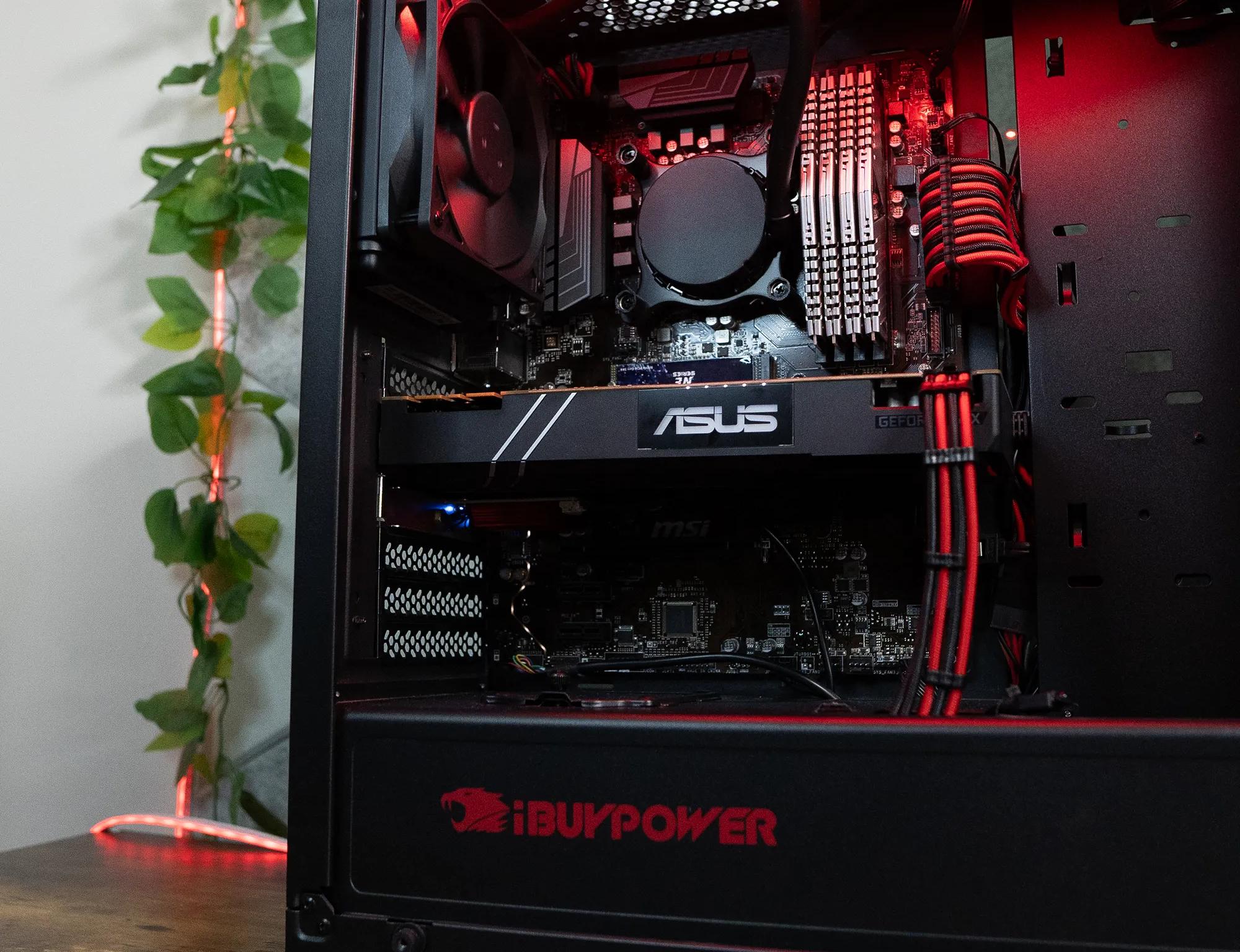 🩸🩸 | ASUS GTX 1070Ti 8GB | INTEL i7 8700K | 32GB RAM | 2TB | iBuyPower - Ruby Rocket