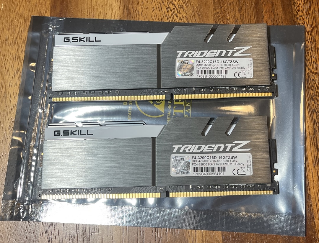 G.Skill Trident Z 16GB (2x8GB) DDR4-3200MHz RAM (F4-3200C16D