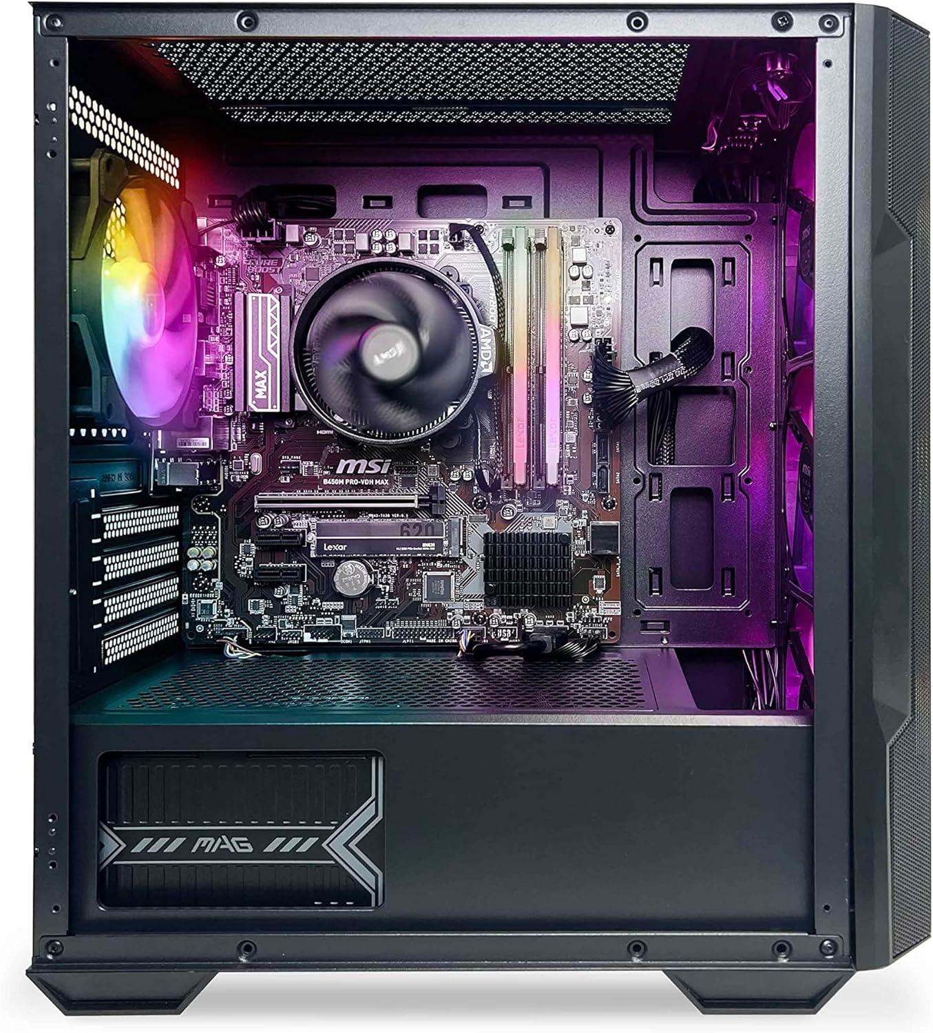 NSX Desktop Gaming | AMD Ryzen 7 5700G 4.6GHz | NVIDIA 16GB 2*8 GB DDR4 3600 | Windows 11 Home