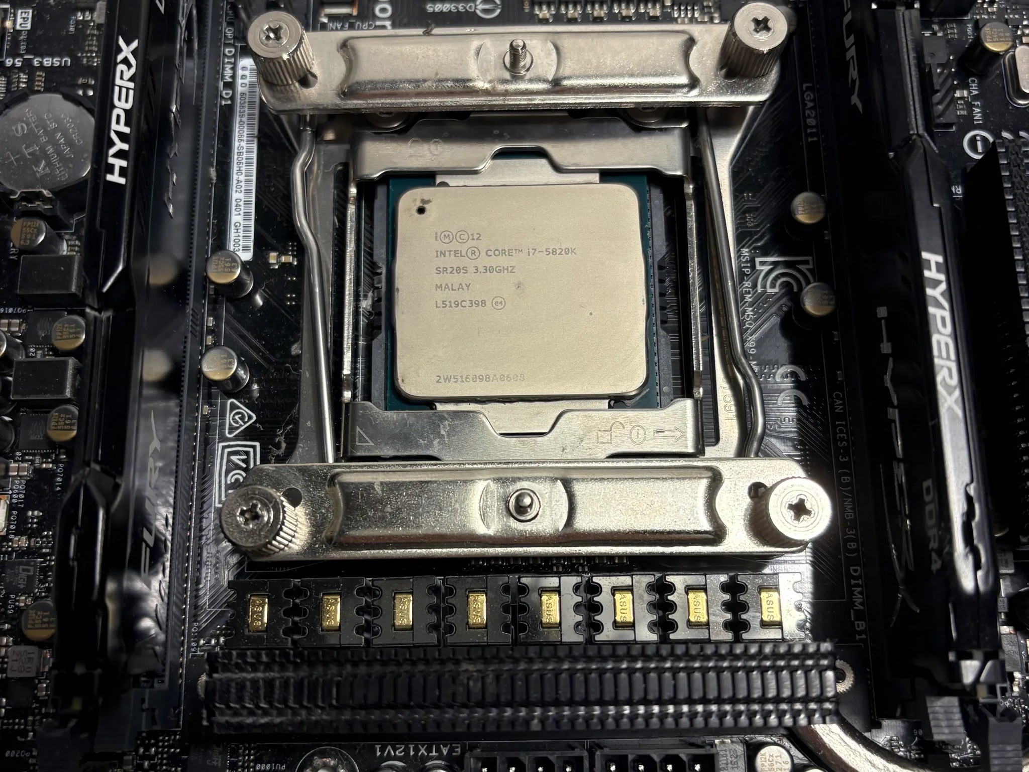 CPU + Motherboard Combo: i7 5820K, ASUS X99-M WS, 16GB DDR4