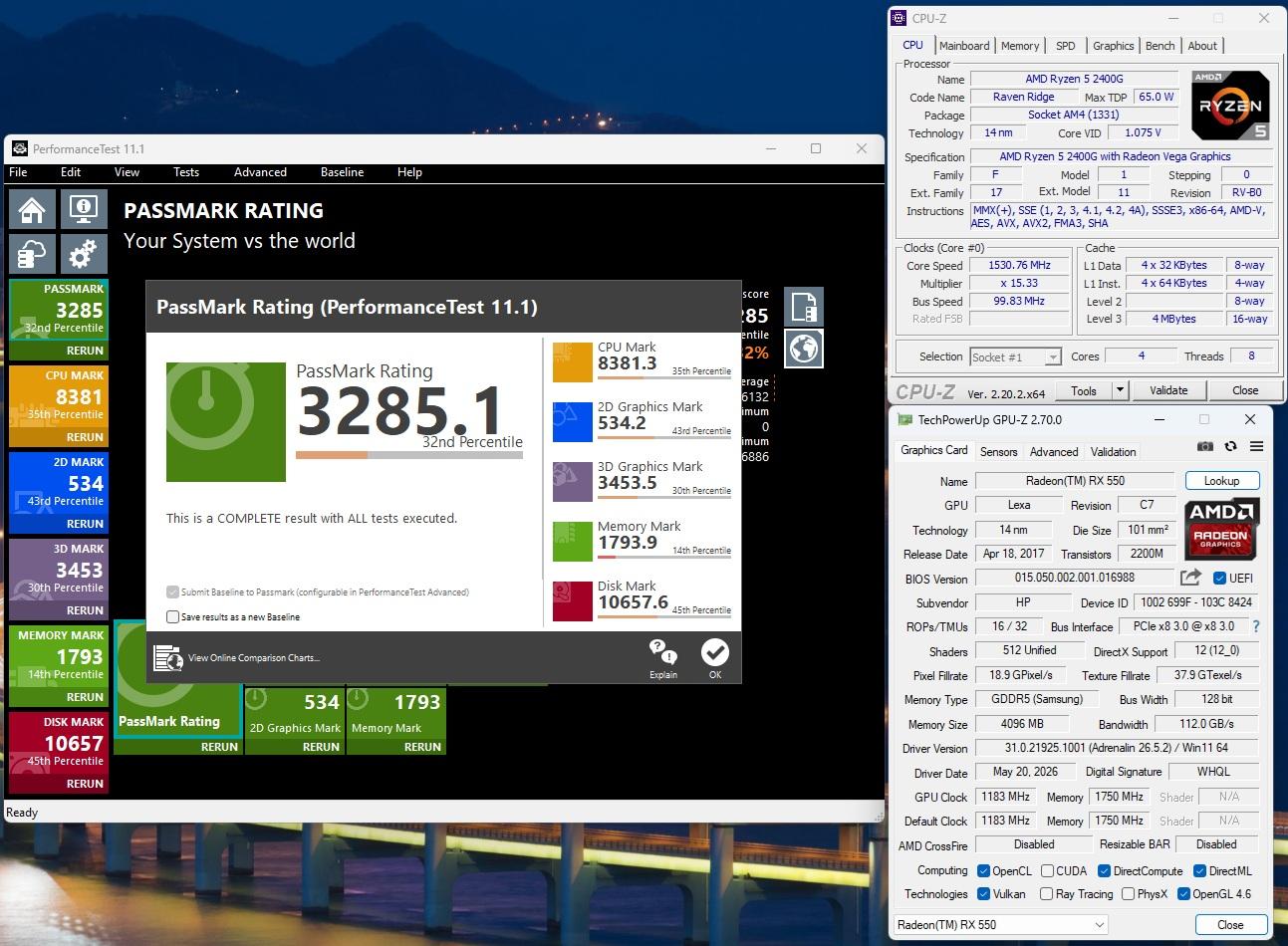 Entry Level Gaming Done Right! Ryzen 5, RX550 4GB, 8GB Ram, Windows 11