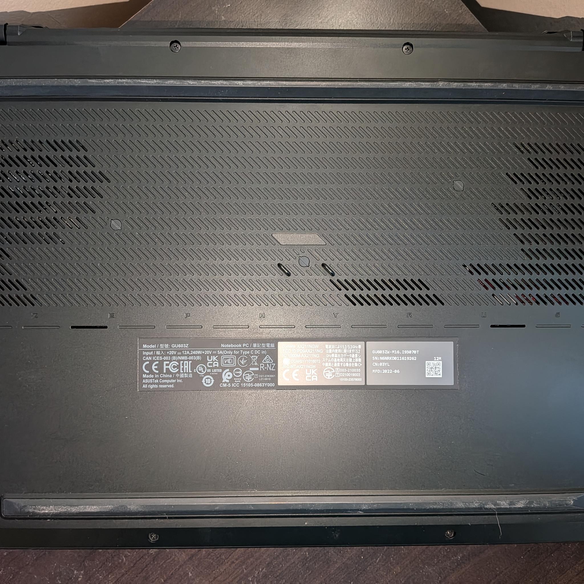 14 Core i9 | RTX 3070 Ti | 1 TB | 16GB DDR5 | Asus ROG Zephyrus M16