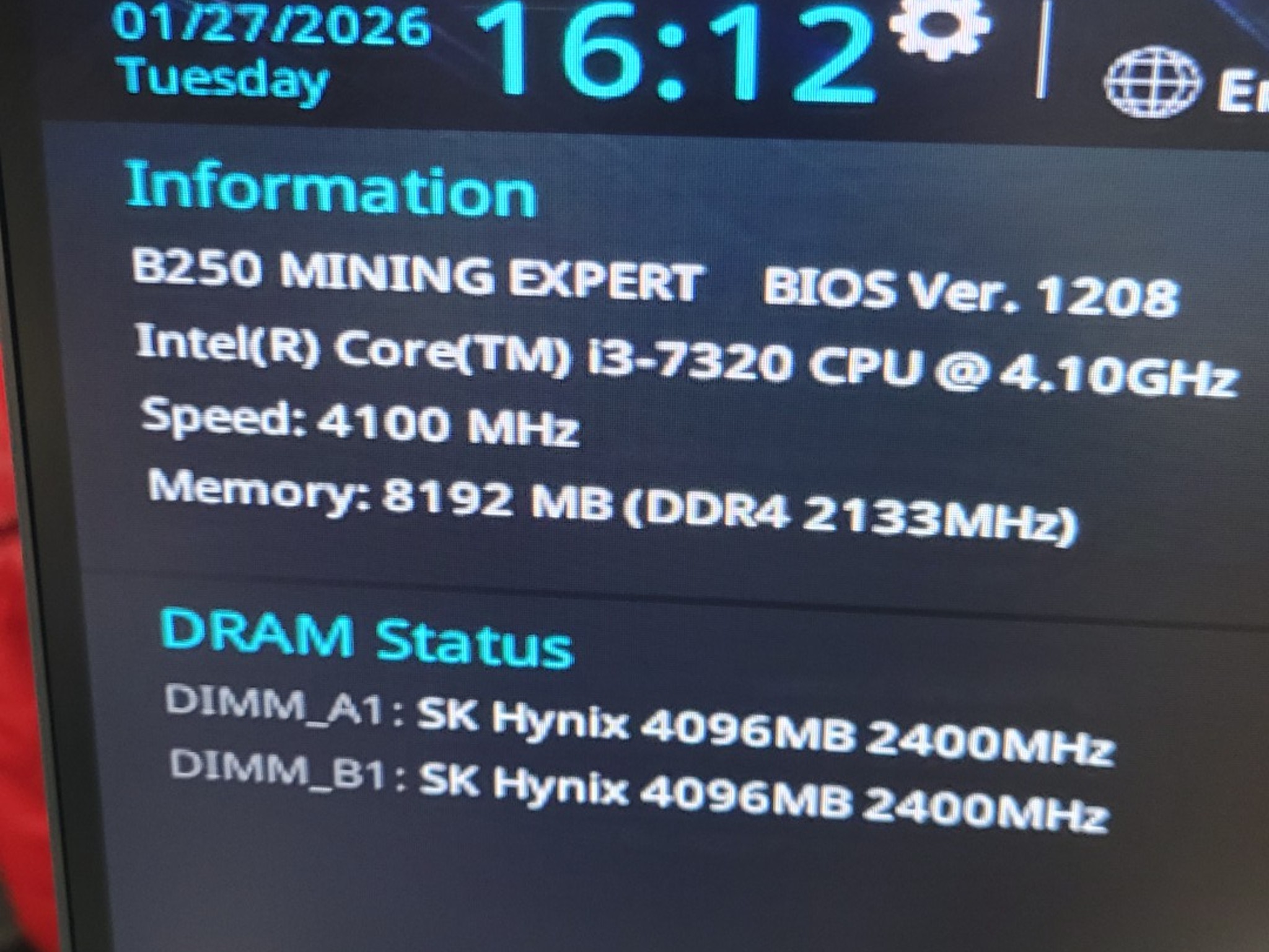 Intel Core i3-7320