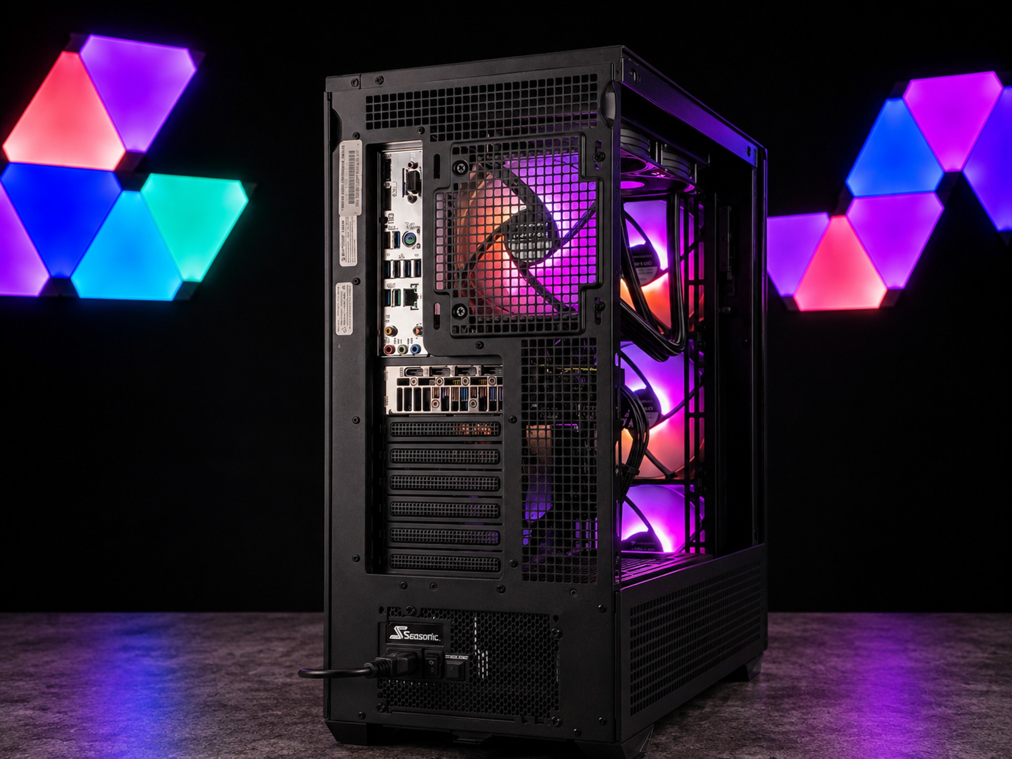 👻 DARKSIDE Gaming PC | RTX 4070 SUPER | Ryzen 5 7600 | 32GB RAM | 1TB SSD | WiFi and BT | Free Ship