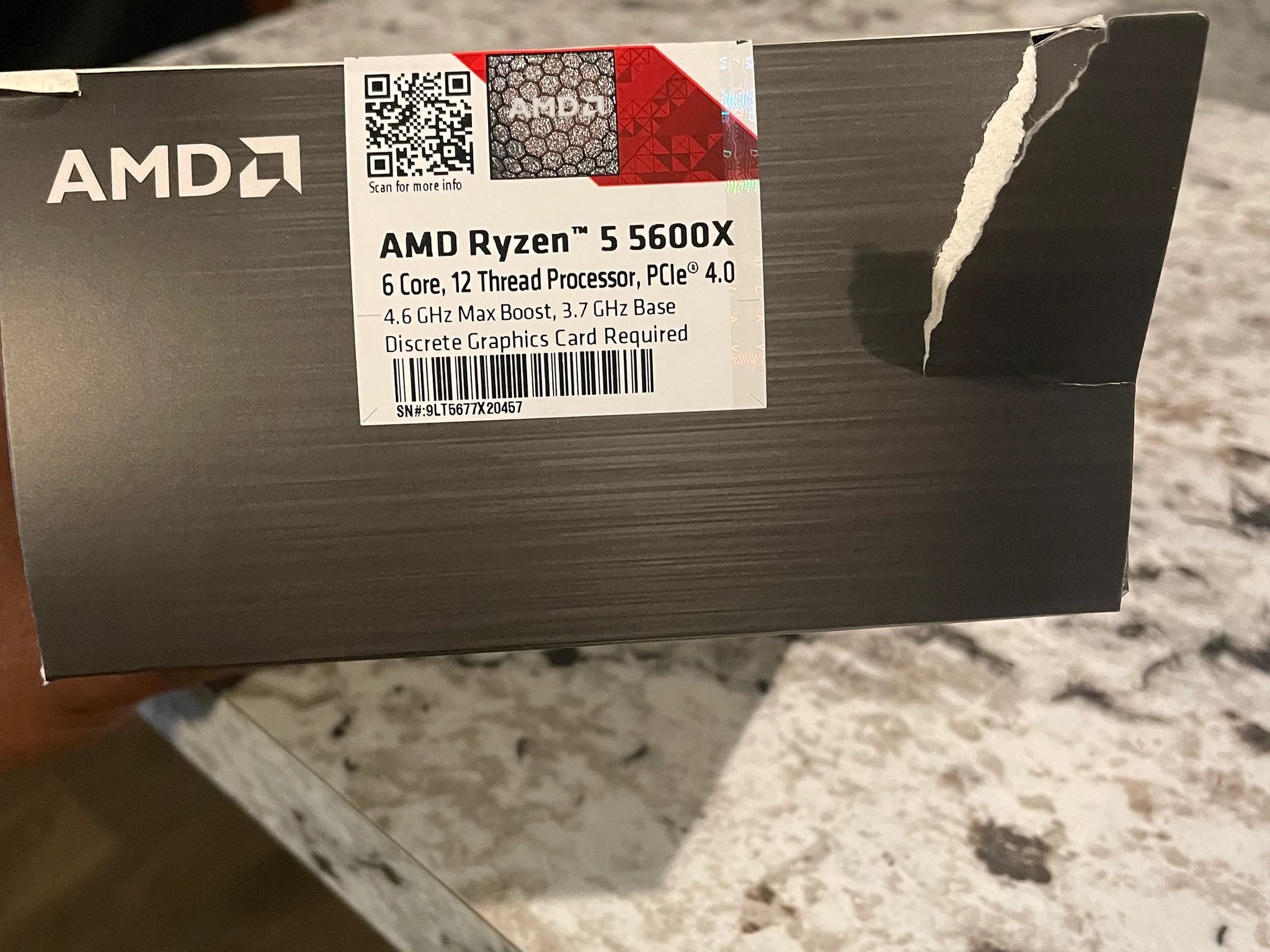 AMD Ryzen 5600x  with MOBO