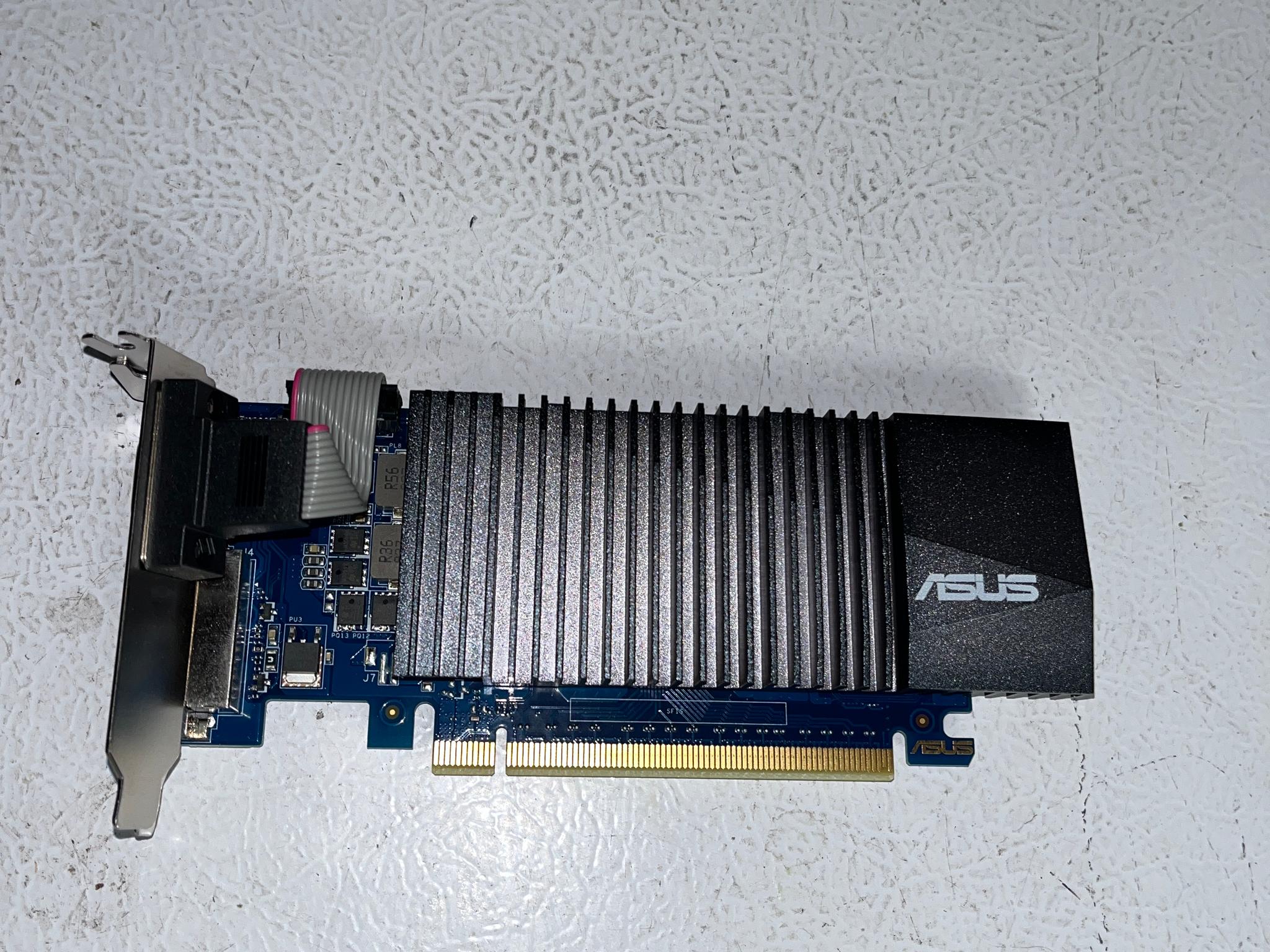 ASUS GeForce GT 710 2GB GDDR5 GT710‑SL‑2GD5‑CSM – LP Card & Bracket – Tested