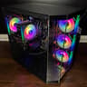 Black Gaming PC (GTX 1660 6GB + I5-9400F + 16GB DDR4 + SSD + HDD)