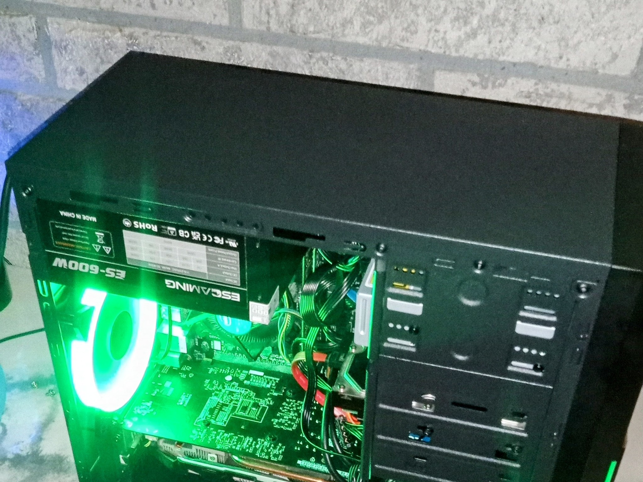 Desktop Pc-i5 4430-GTX 1060-16GB RAM-256GB SSD-300GB HD-WIN11 PRO/WIFI