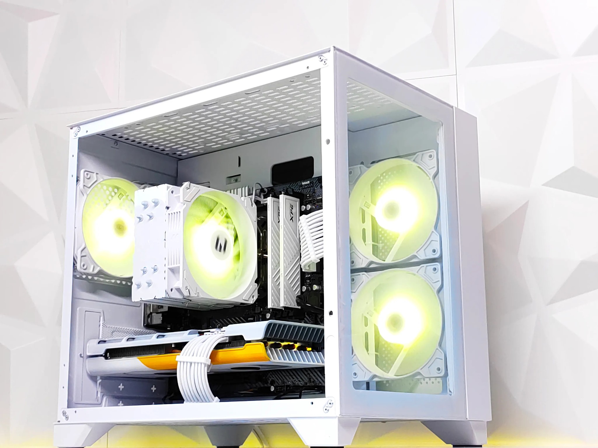 💥4️⃣➡💵1080P Gaming PC❄️Gaming PC❄️AMD RX 580 8GB❄️AMD Ryzen 5 2600 6 core❄️16GB DDR4❄️500GB NVME