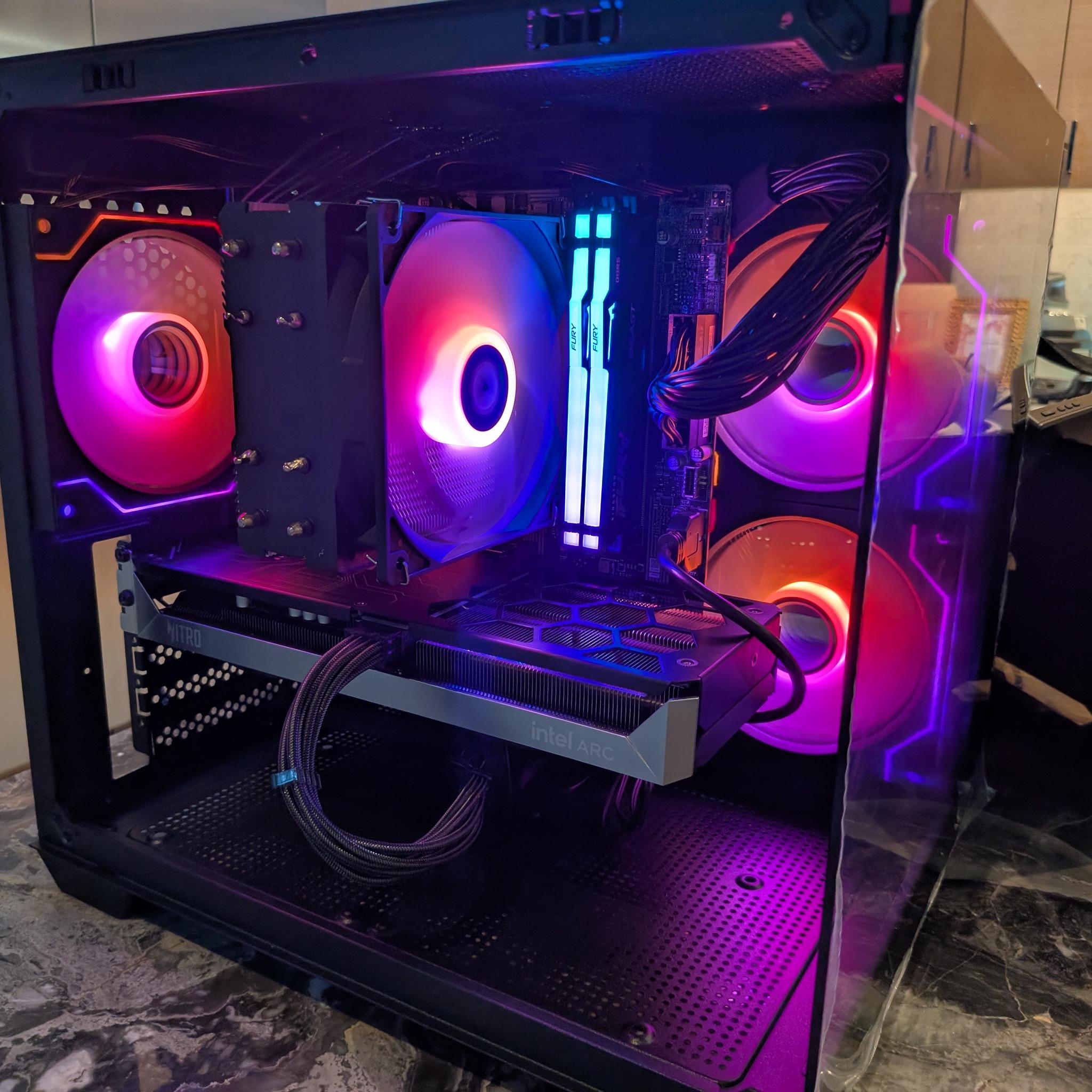 1440p AM5 Starter - Intel Arc B580, Ryzen 5 7600, 32 GB DDR5, 1 TB Gen 4 NVME