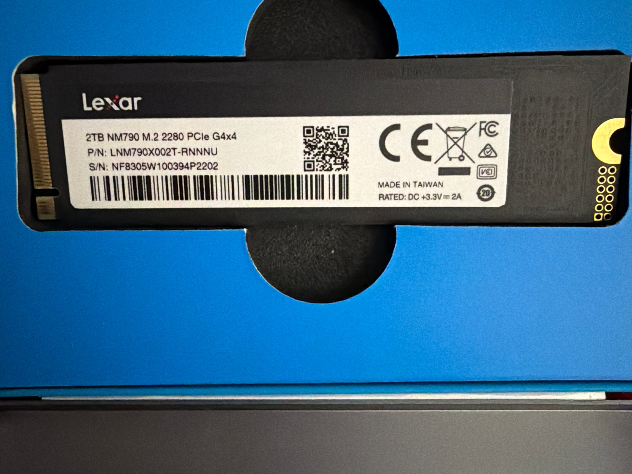1TB 7,400MB/s Kioxia/Phison Lexar Gen4 1TB NM790 7,400MB/s