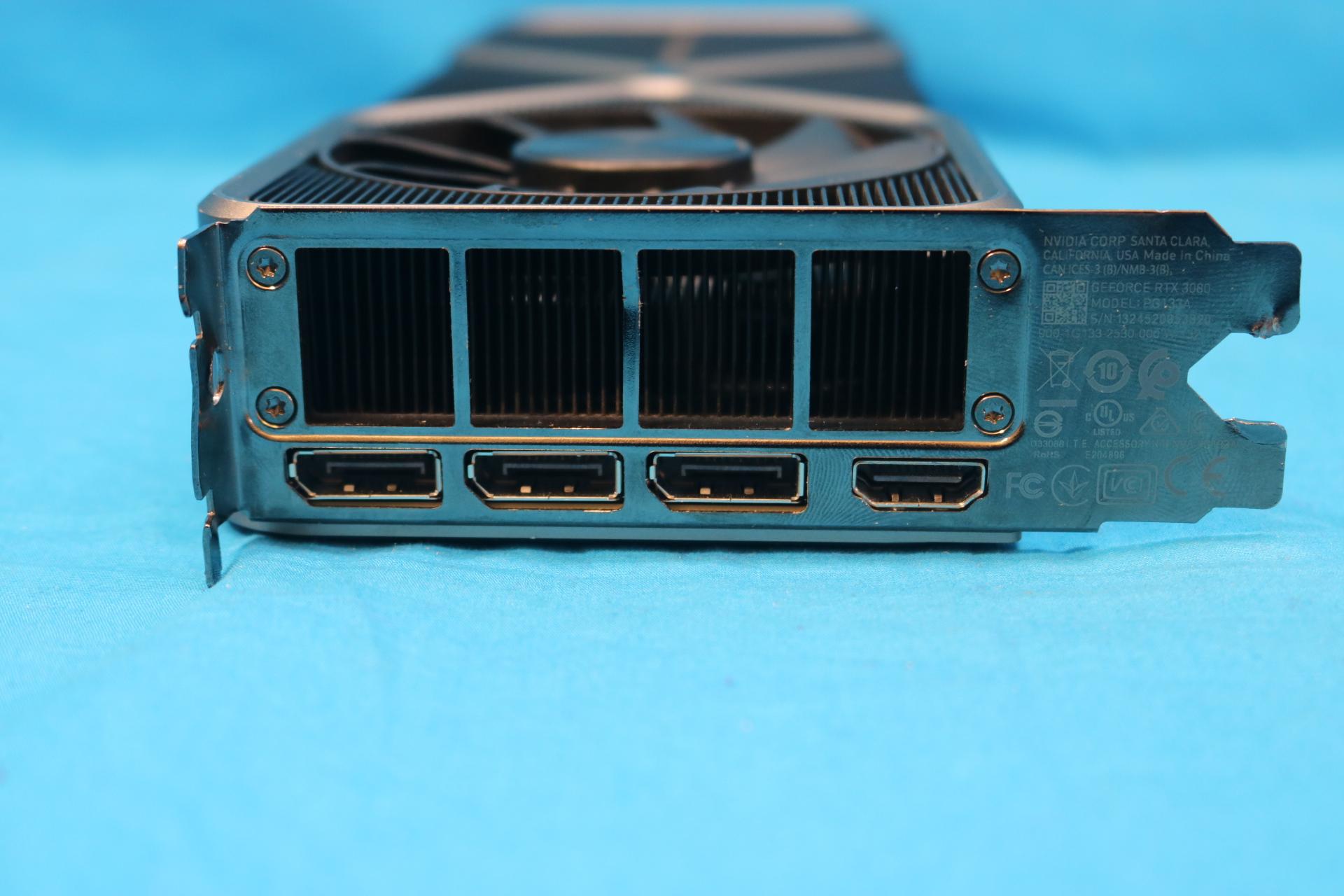 NVIDIA GeForce RTX 3080 Founders Edition 10GB GDDR6X PCIe 4.0 x16 Desktop 