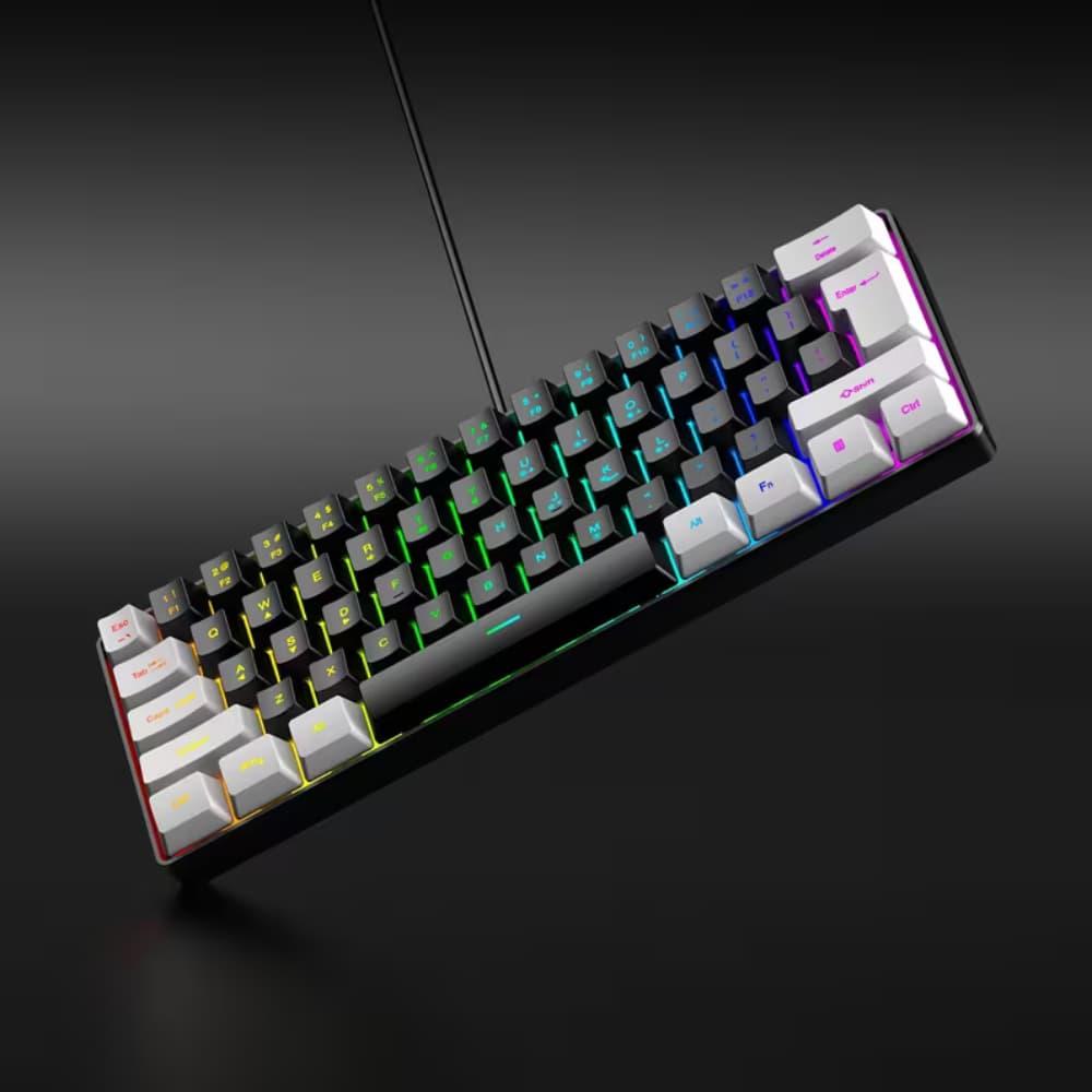 G0TBAT G61 60% Mini RGB Gaming Keyboard 61 Keys Wired USB-C Compact - Brand New