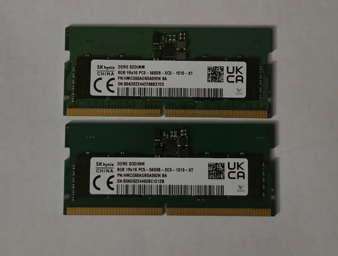 SKHynix 16GB (2 x 8GB) DDR5 5600MHz SODIMM | Jawa