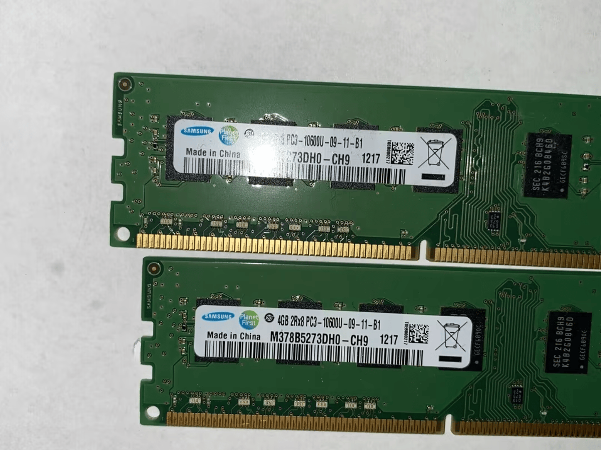 A46-Samsung 8GB (2x4GB) PC3-10600U DDR3-1333 Desktop Memory RAM M378B5273DH0-CH9