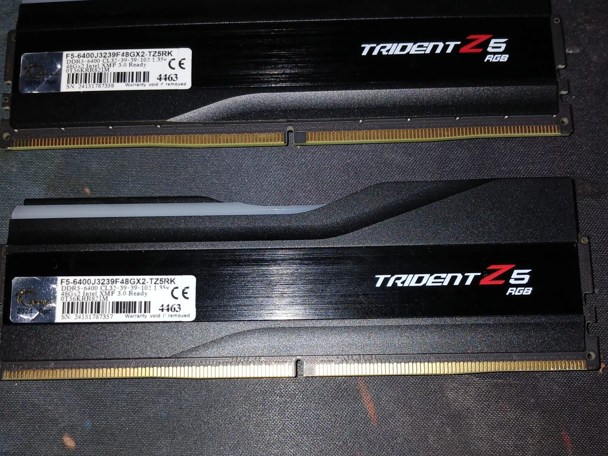 G.Skill Trident Z RGB 96GB (2×48GB) DDR5-6400 CL32 Memory
