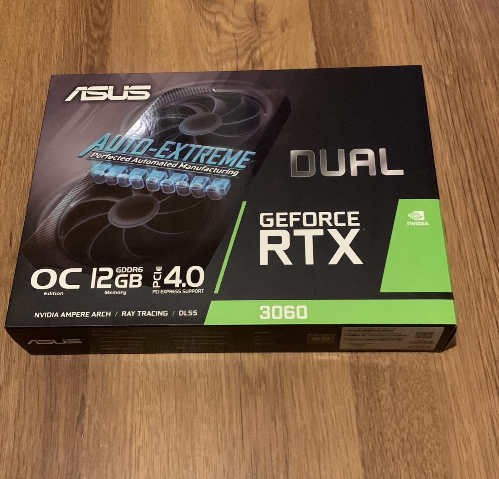 ASUS Dual GeForce RTX 3060 OC V2 12GB GDDR6 Graphics Card NEW