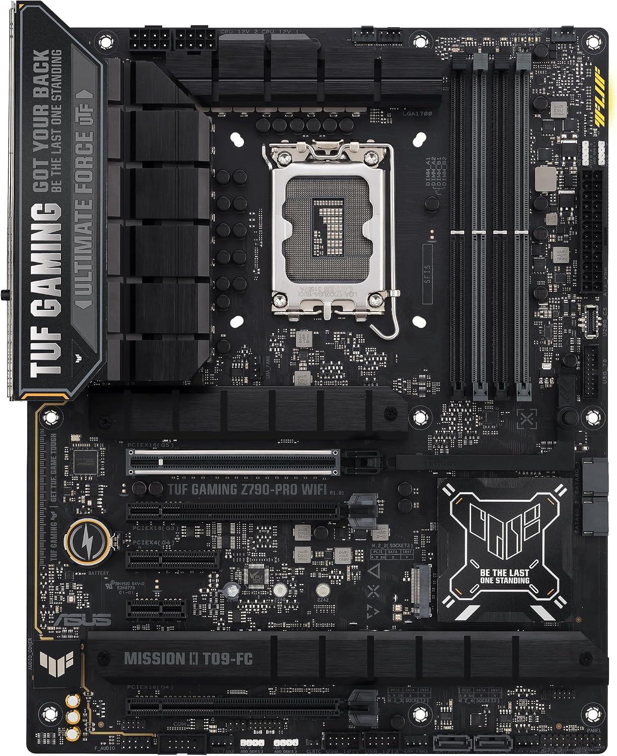 ASUS TUF Gaming Z790-PRO WIFI Intel Z790 LGA 1700 ATX DDR5 Gaming Motherboard