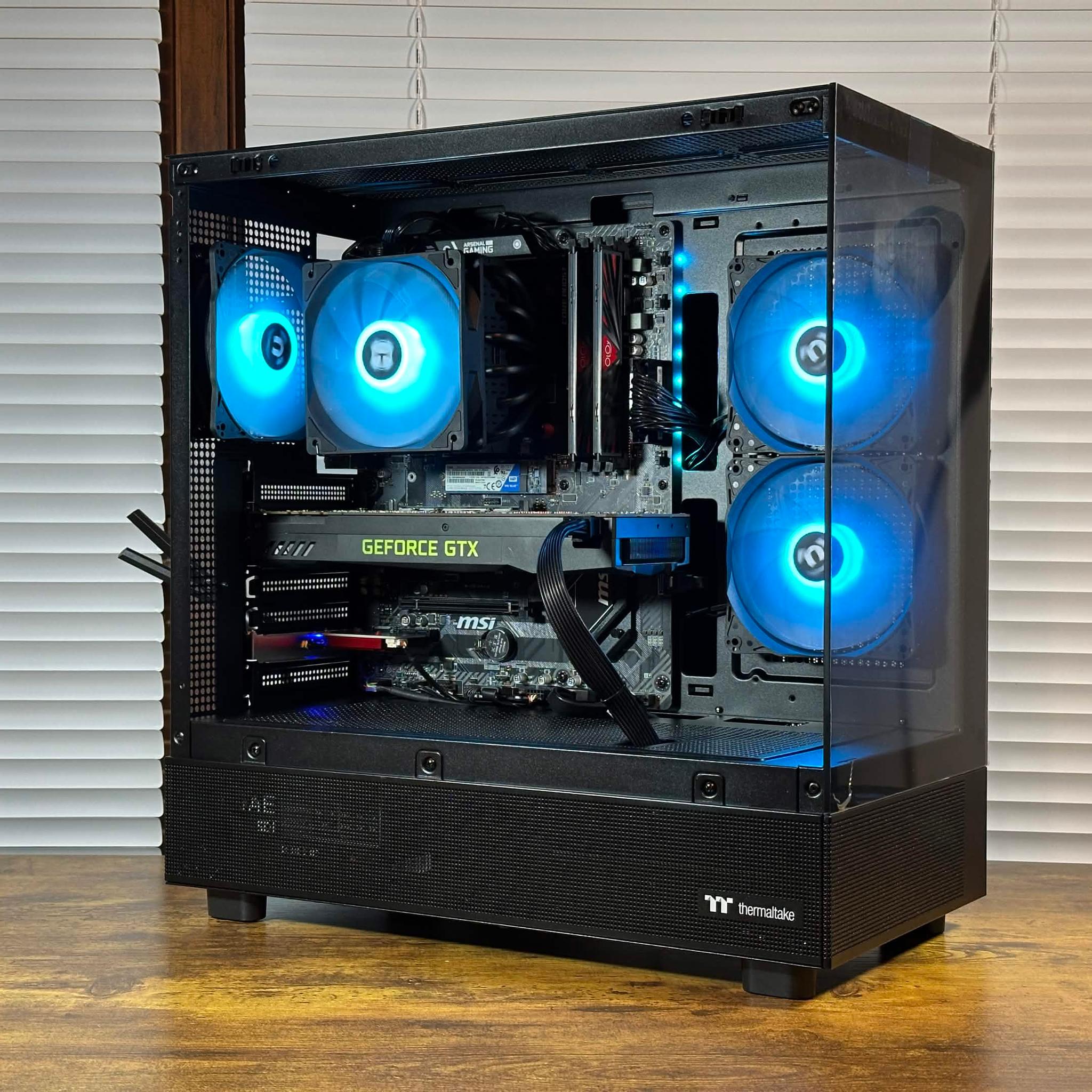 GTX 1080 8GB | Ryzen 5 5500 | 16GB DDR4 | 1.5TB Storage | Win11 | WIFI | 1080P Gaming PC