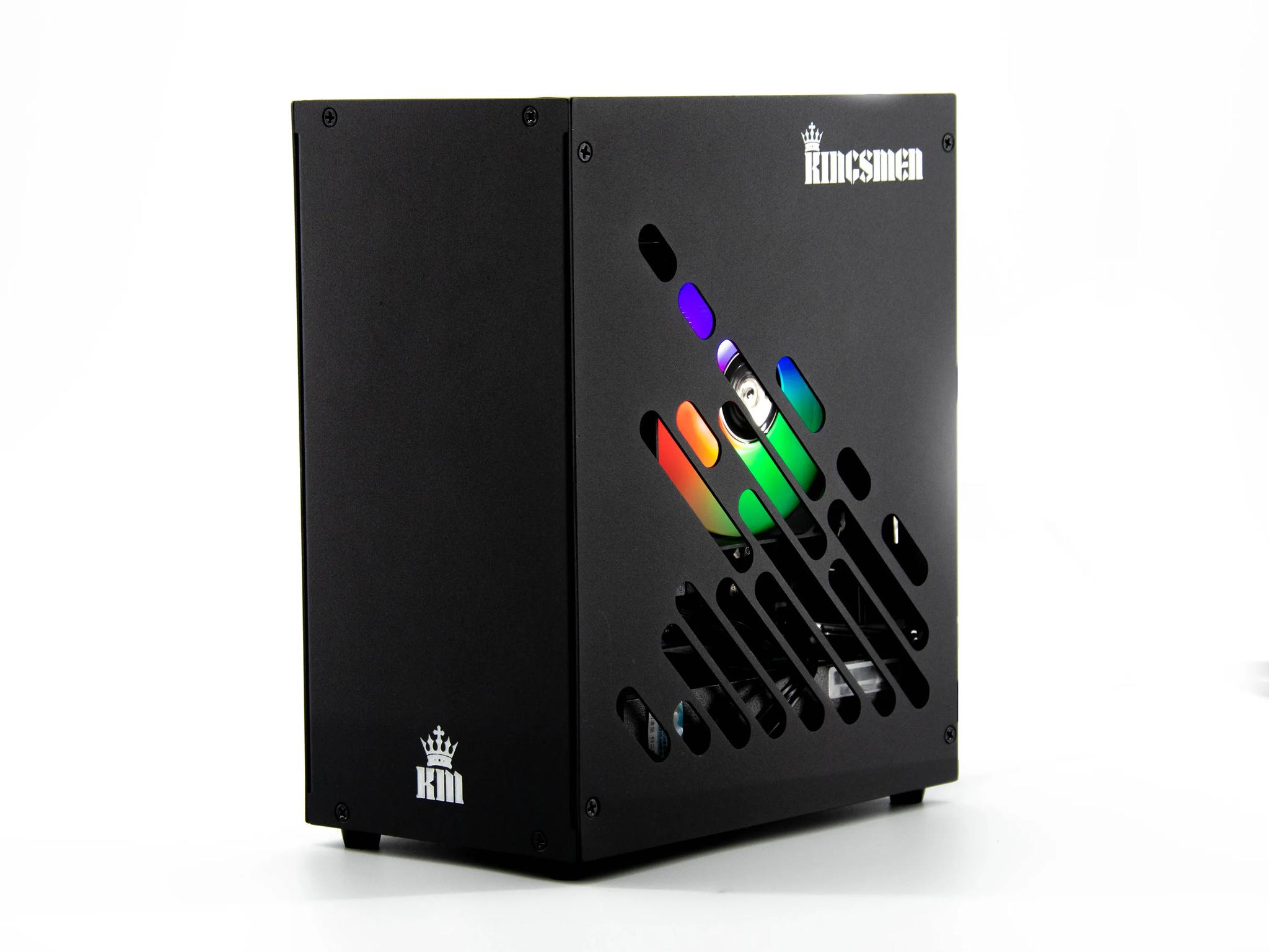 Kingsmen Console Series Personal Computer By The CHIDI Empire | Imperial Black