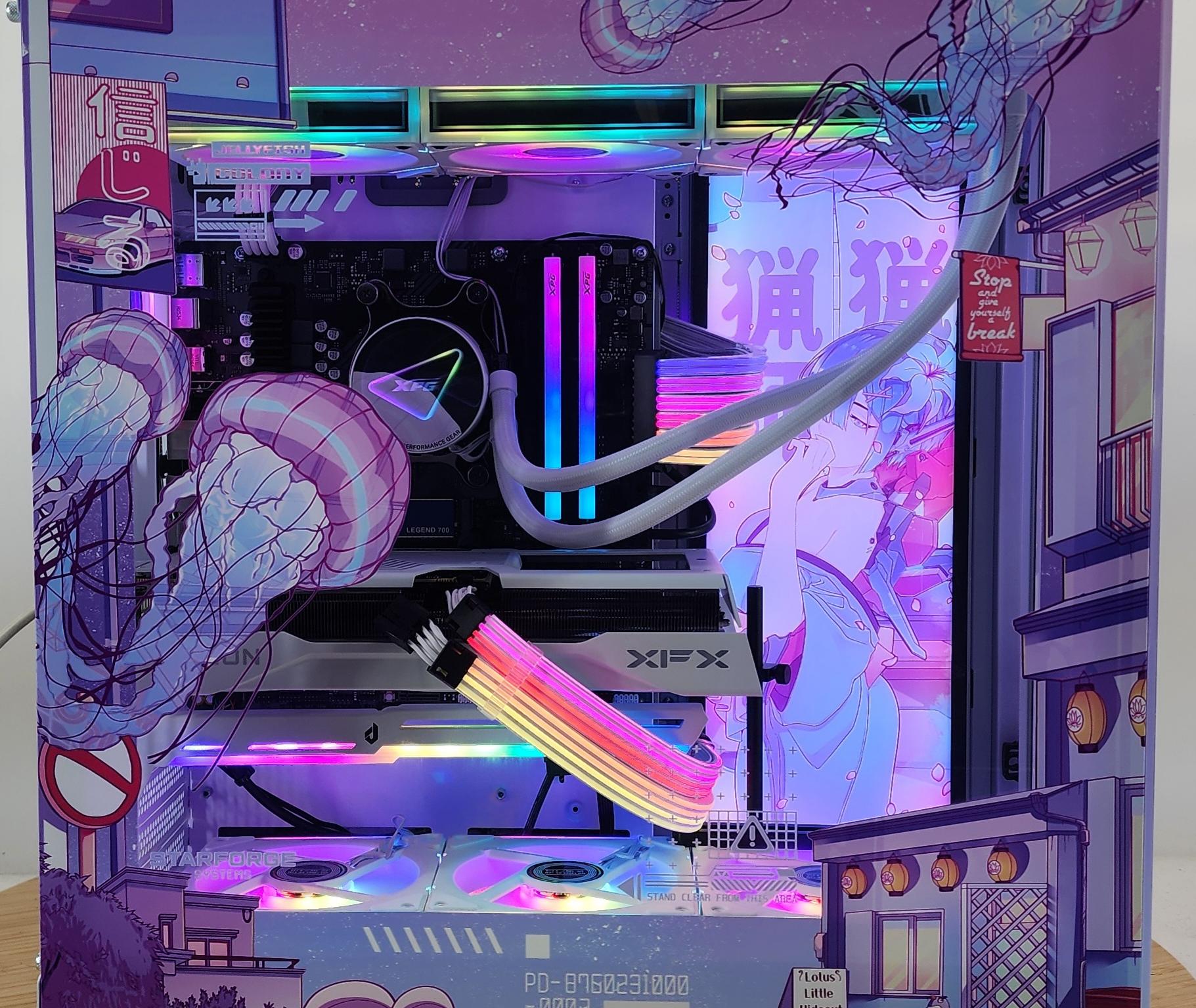 Gaming PC Ryzen 7 9700X 32GB RAM 1TB SSD RX 9060 XT 16GB Windows 11 Computer