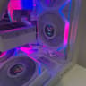 Gaming PC Nvidia RTX 5080, Ryzen 7 9800X3D, Lian Li 011 Mini V2 White, LCD Fans, 3D AIO, 2TB Gen5