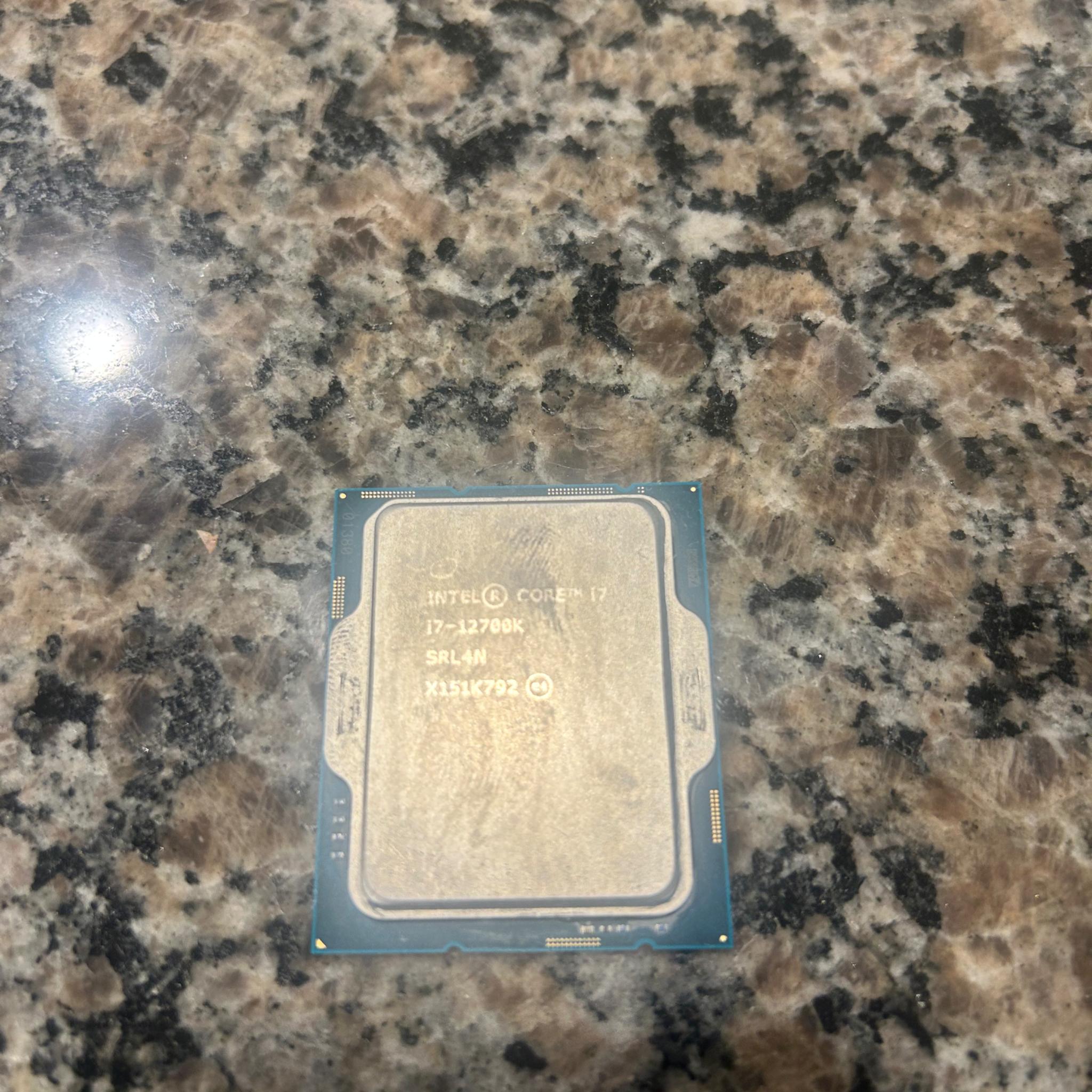 Intel i7-12700K 12th GEN CPU 12 Core CPU