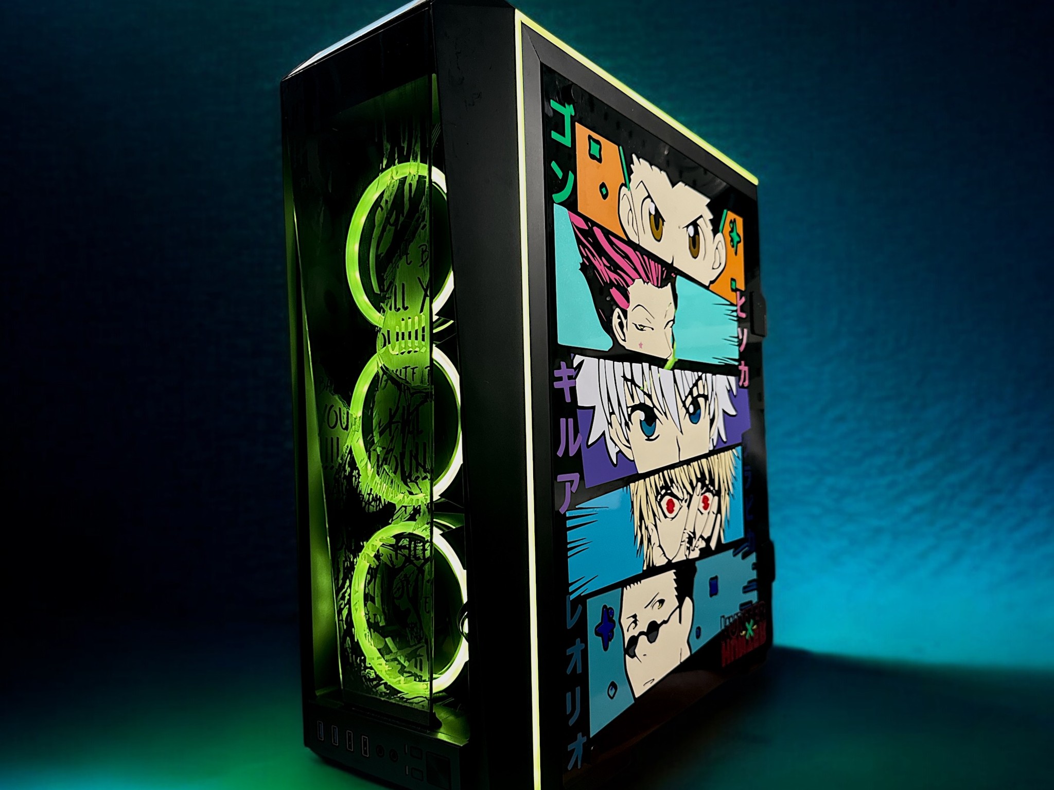 SALE!! Custom PC Case - HunterxHunter Themed Talos P1A