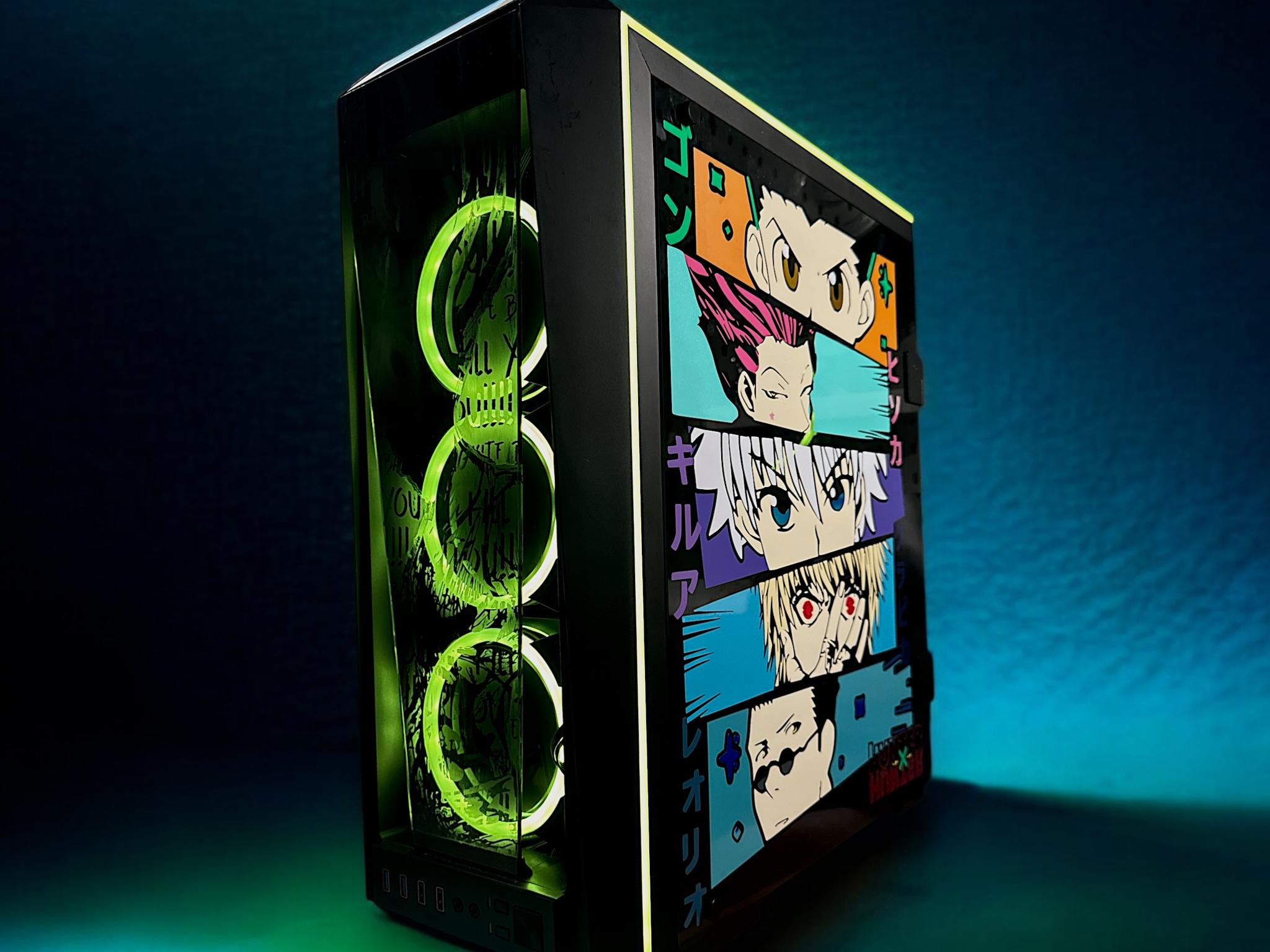 SALE!! Custom PC Case - HunterxHunter Themed Talos P1A