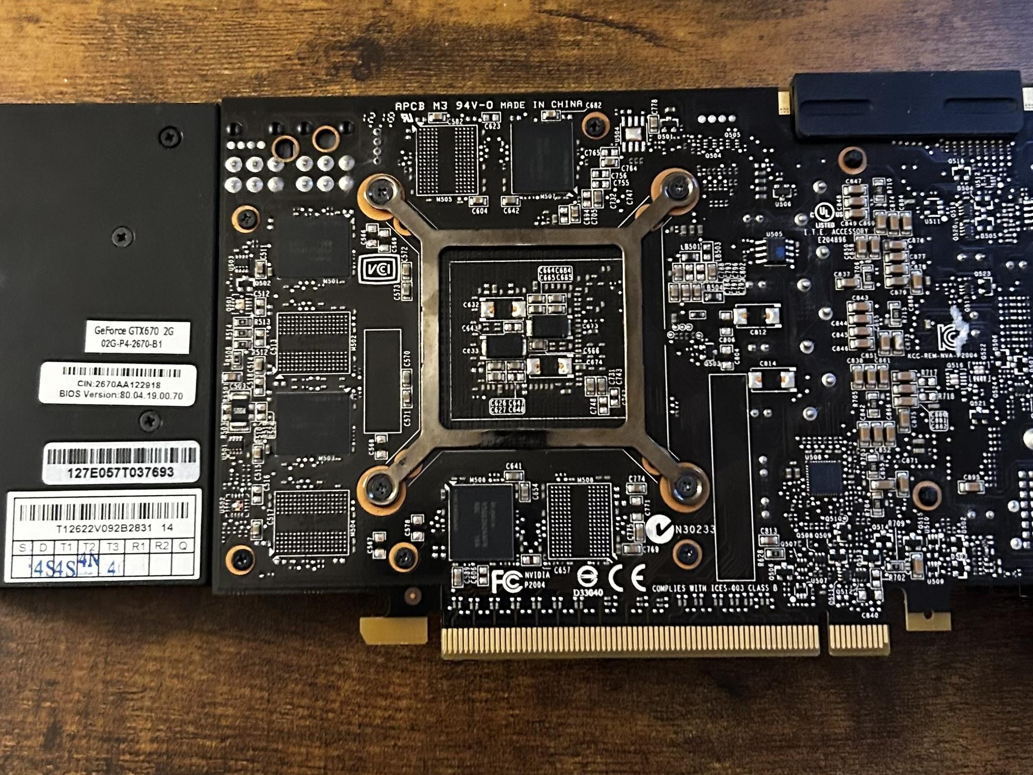 EVGA GTX 670 2GB