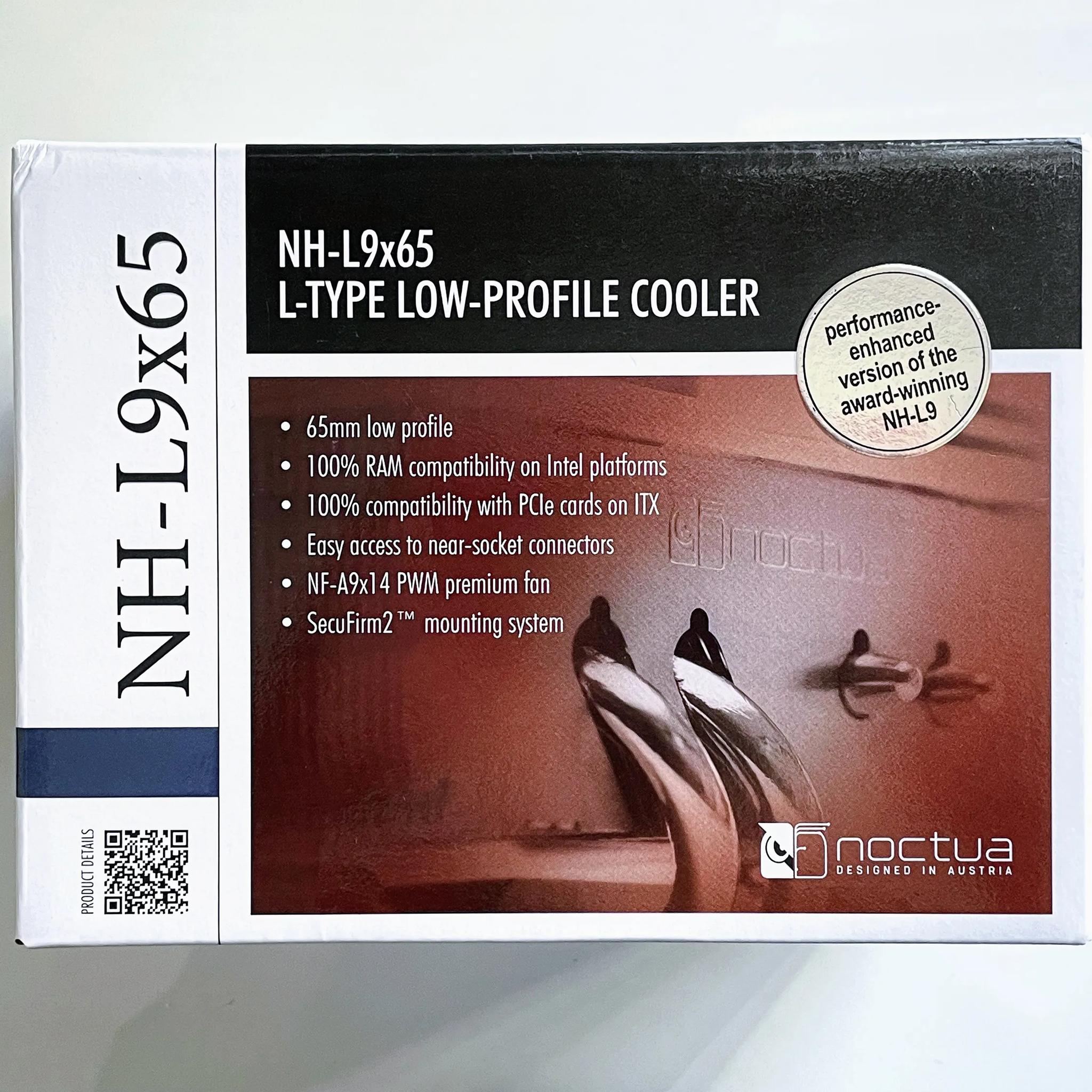 Noctua NH-L9x65 L-TYPE LOW-PROFILE CPU COOLER - Intel and AMD