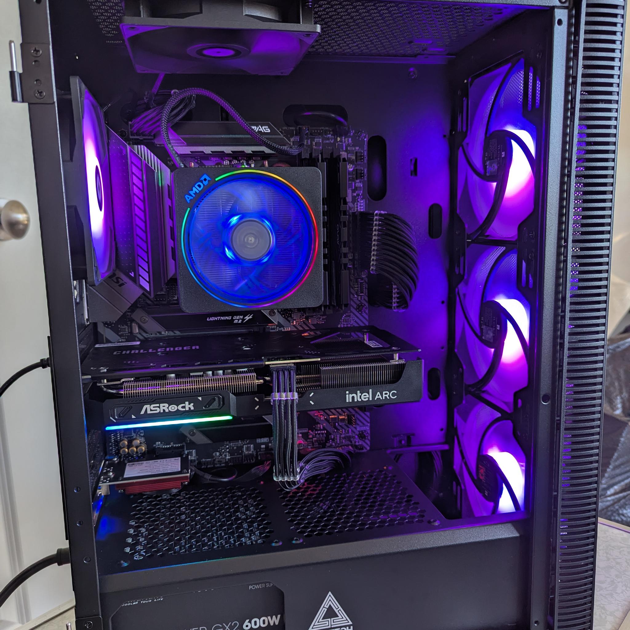 ARC B570 10GB GPU | Ryzen 7 3800X | 32GB RAM | 1TB NVMe |  RE9 Ready Gaming PC