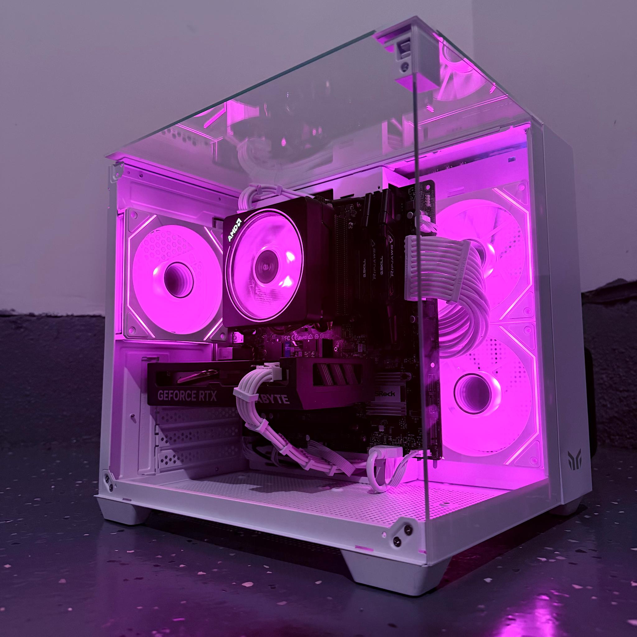 ⚪️"White Lotus"🪷| 1440p Gaming | Ryzen 7 5800X3D  | RTX 4060 | 32B Ram | 1TB NVMe Storage