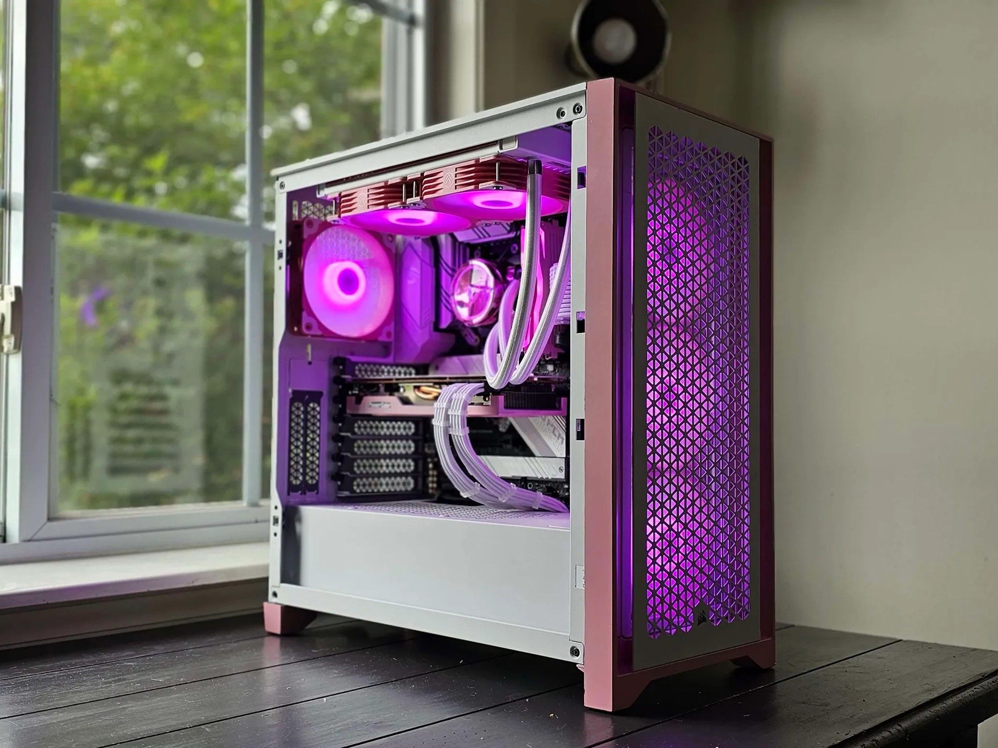 Rose 🌹 R5 5600x 6700xt 12Gb Pink Gaming pc